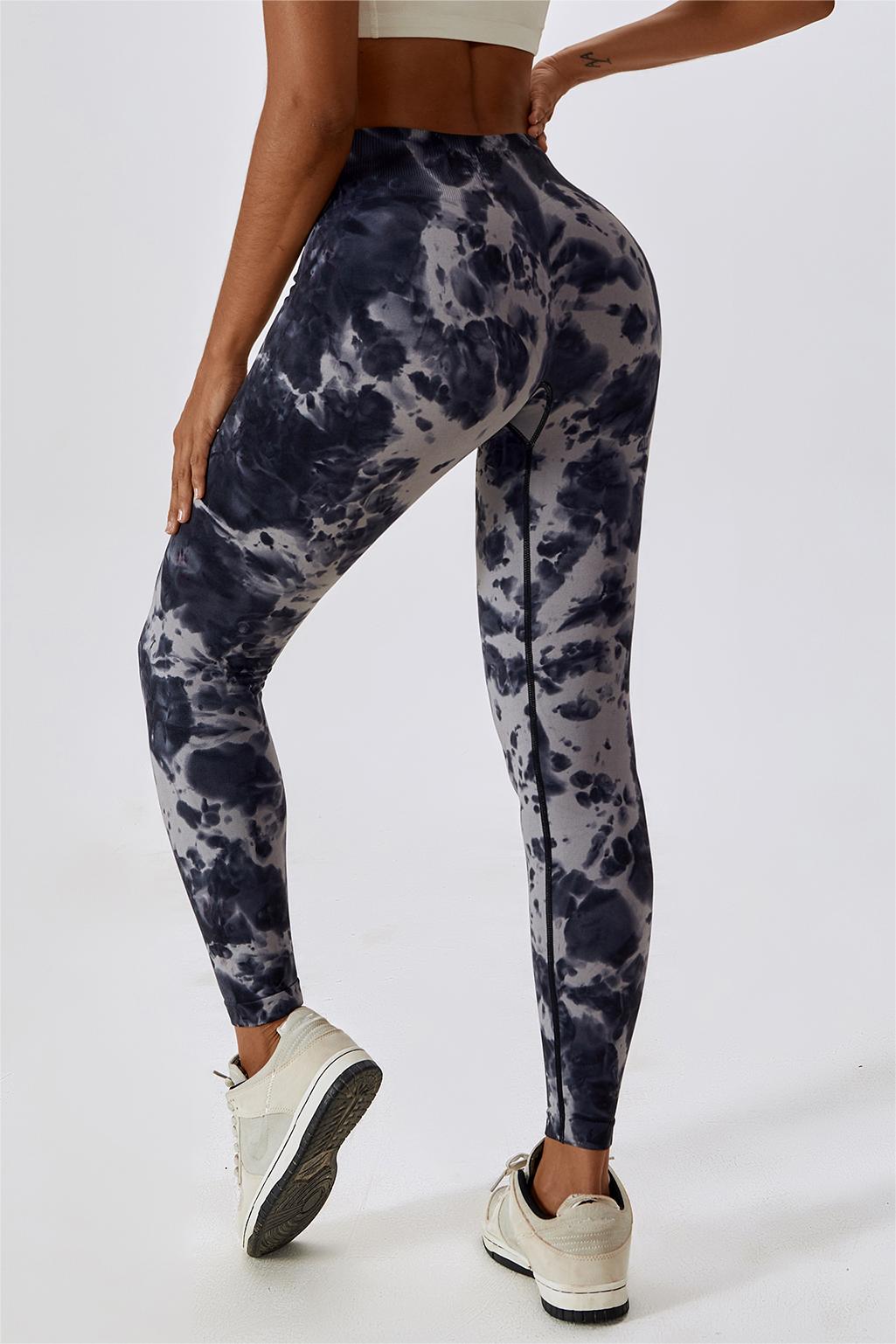 Tie Dye Seamless High-Rise Scrunch Leggings