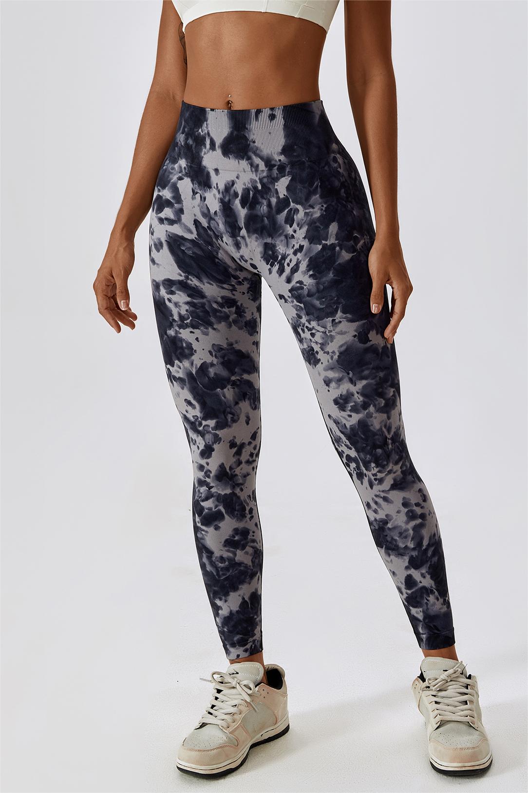 Tie Dye Seamless High-Rise Scrunch Leggings