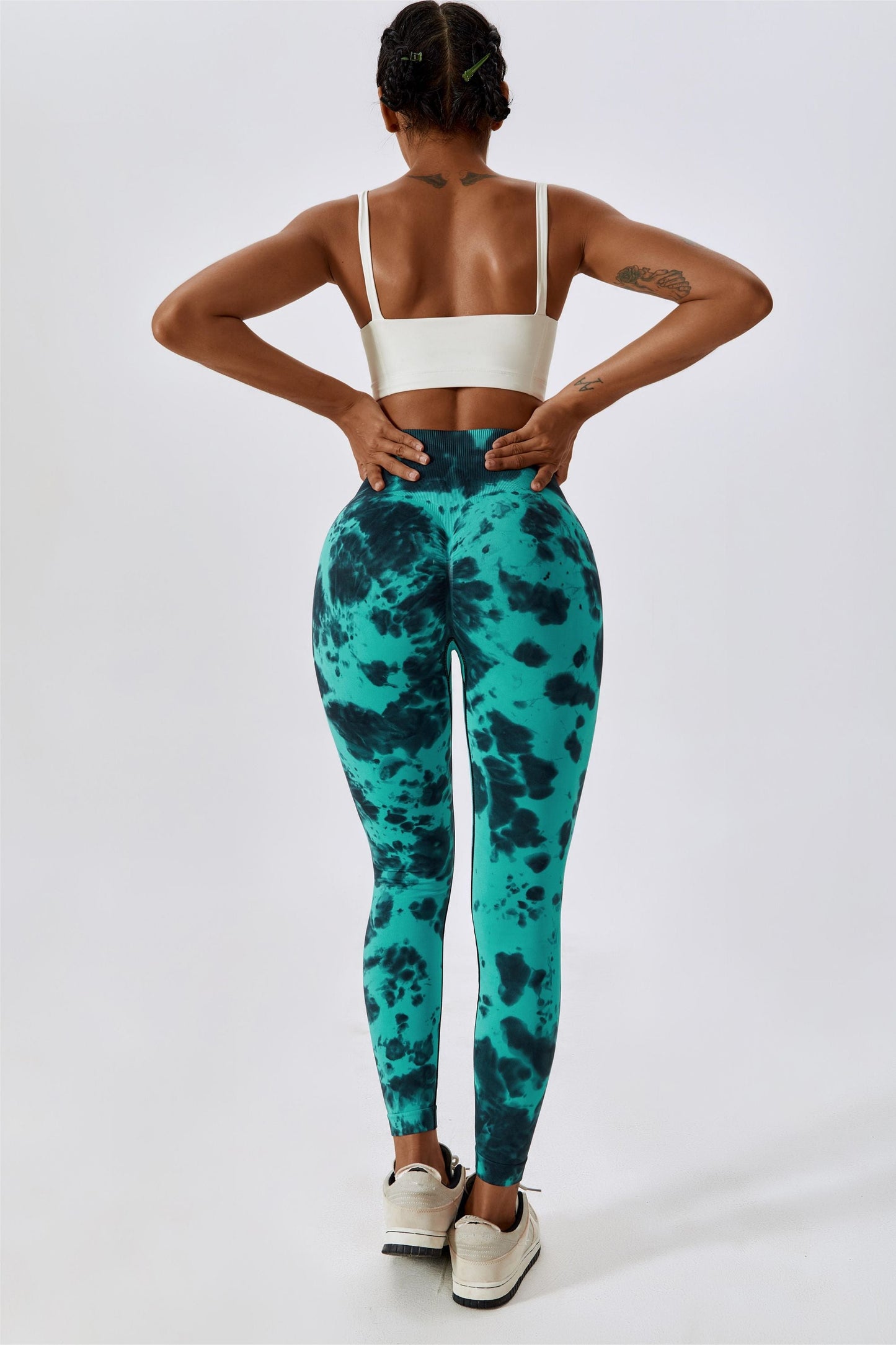 Tie Dye Seamless High-Rise Scrunch Leggings