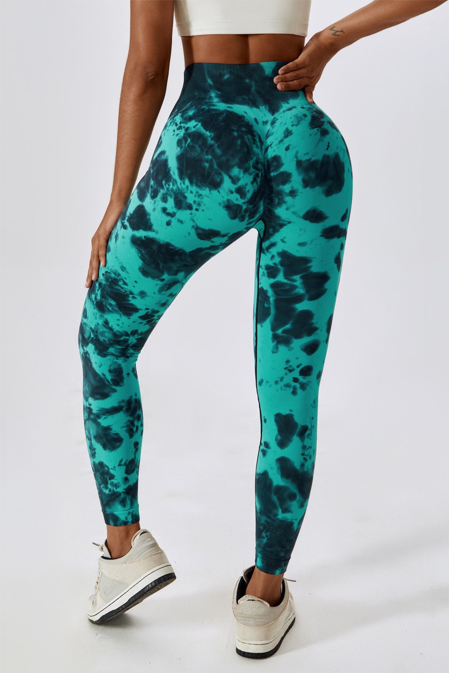 Tie Dye Seamless High-Rise Scrunch Leggings