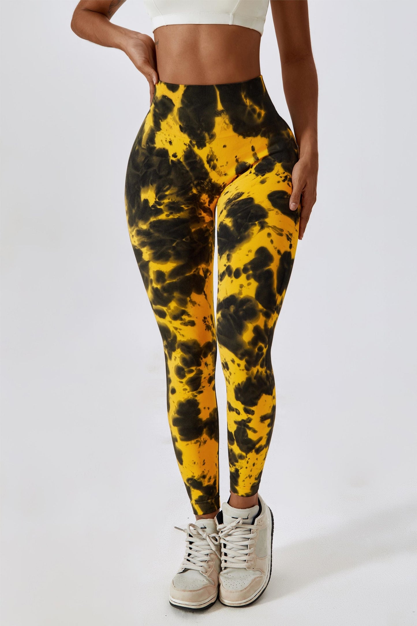 Tie Dye Seamless High-Rise Scrunch Leggings