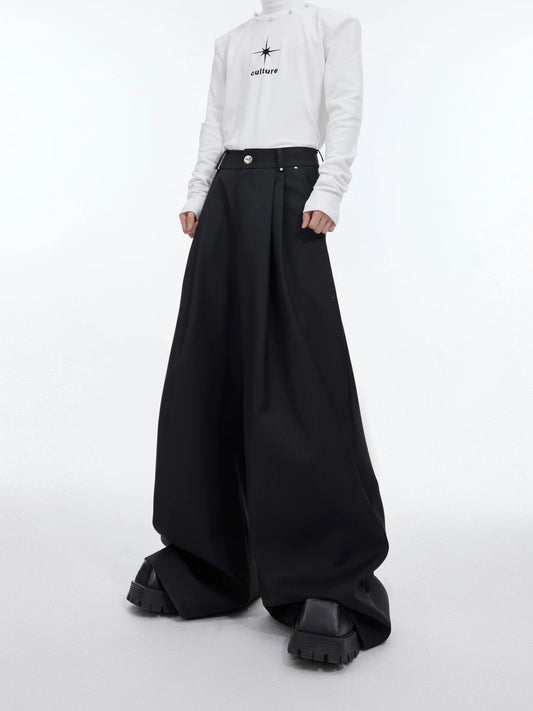 Unique Versatile Pleated Casual Pants with Straight Fit for Men