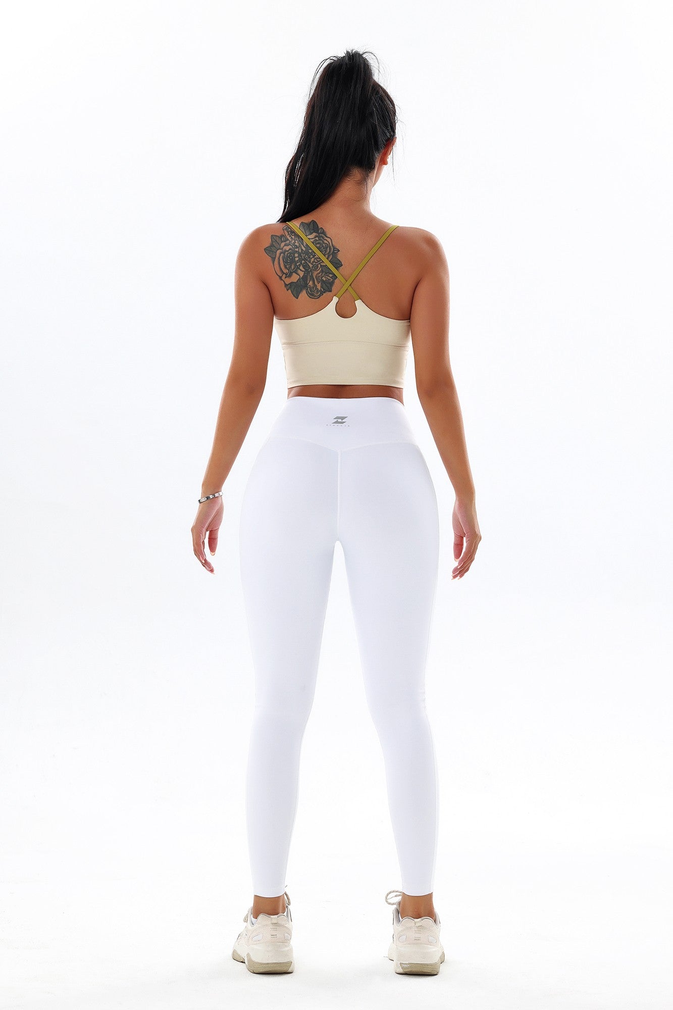 Opaque Crossover Leggings with Pockets