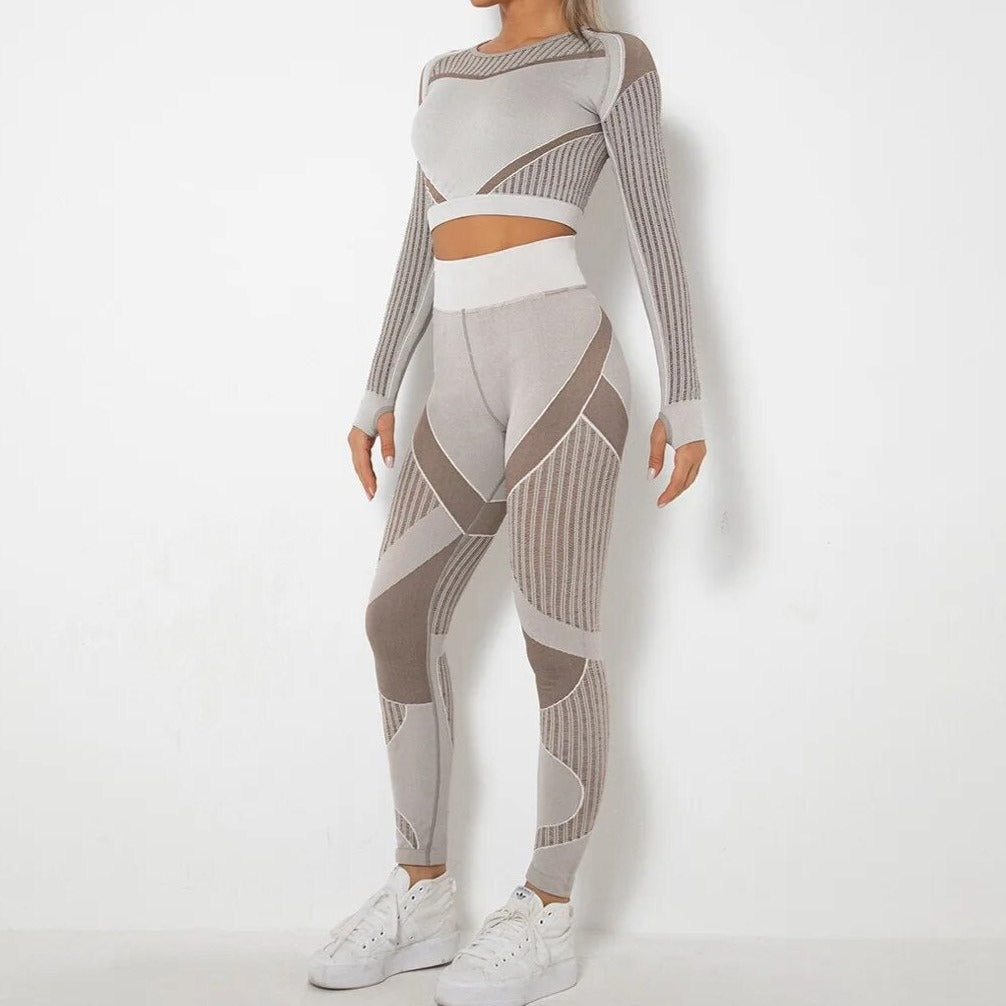 Laser Cut Longsleeve & Leggings Set