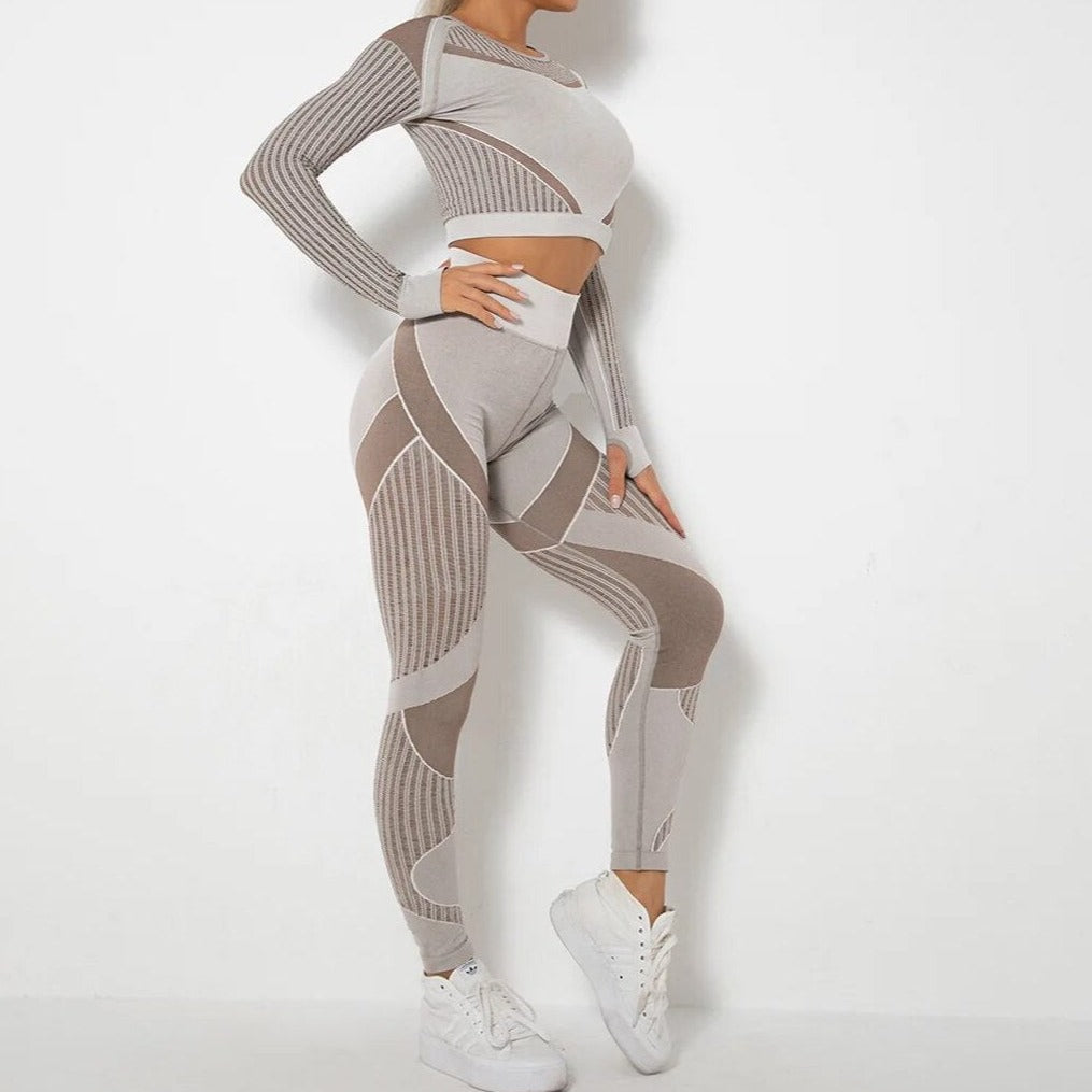 Laser Cut Longsleeve & Leggings Set