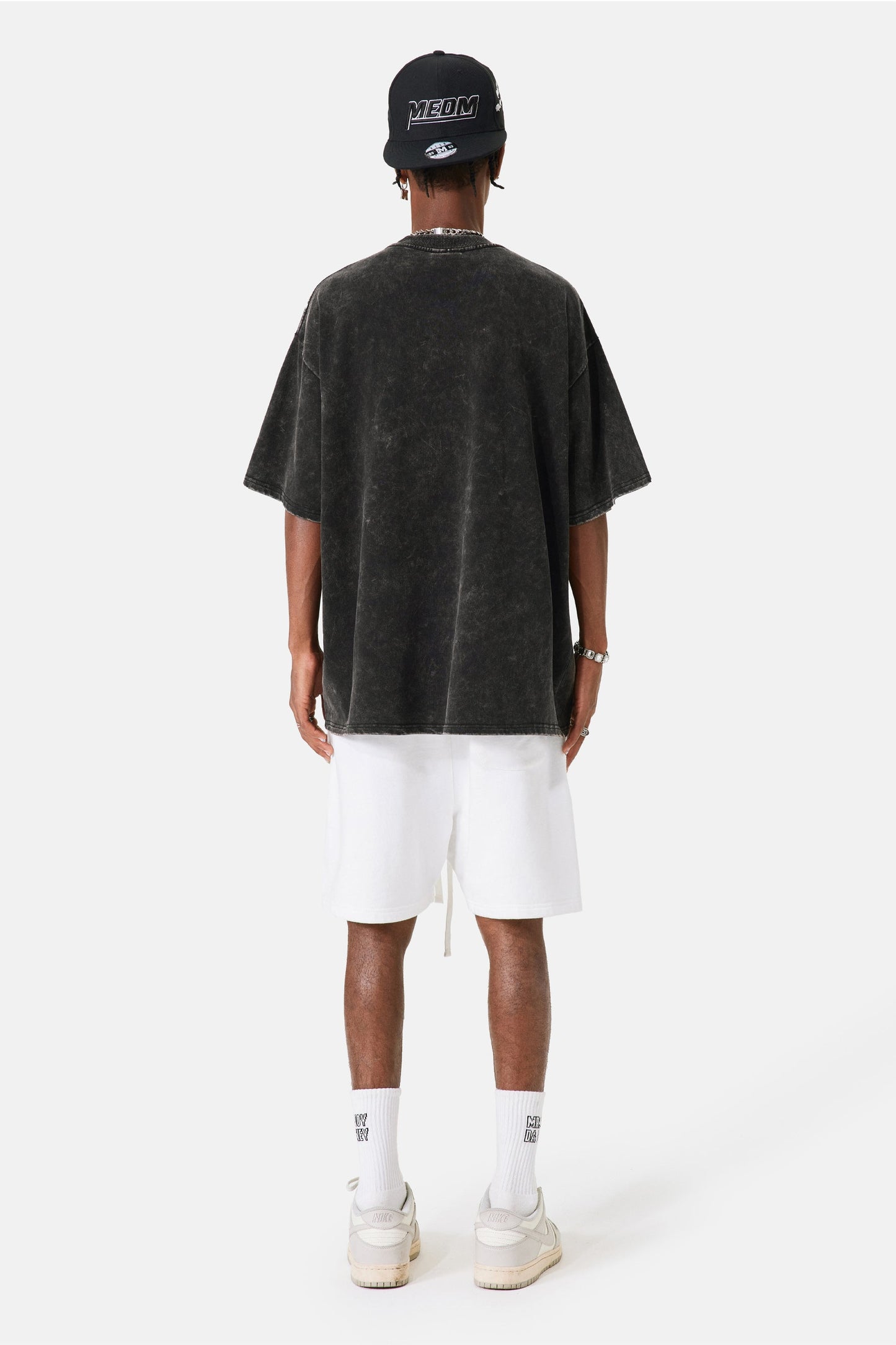 MEDM 워시드 티셔츠 