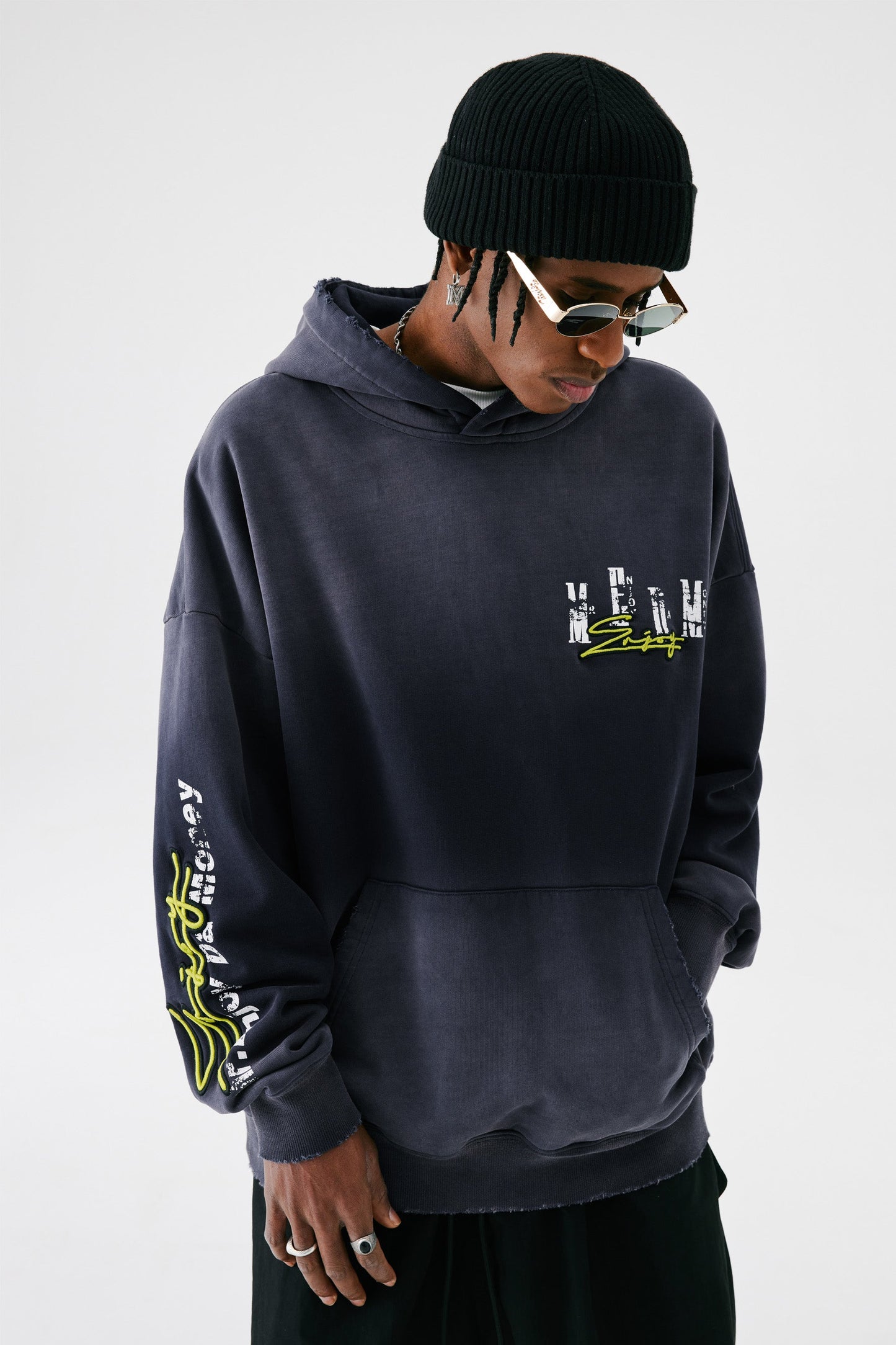 MEDM 워시드 후디