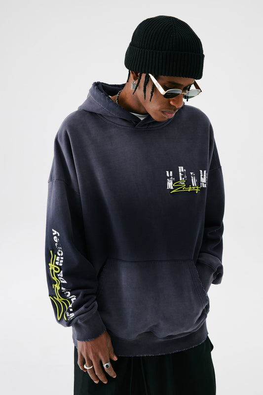 MEDM 워시드 후디