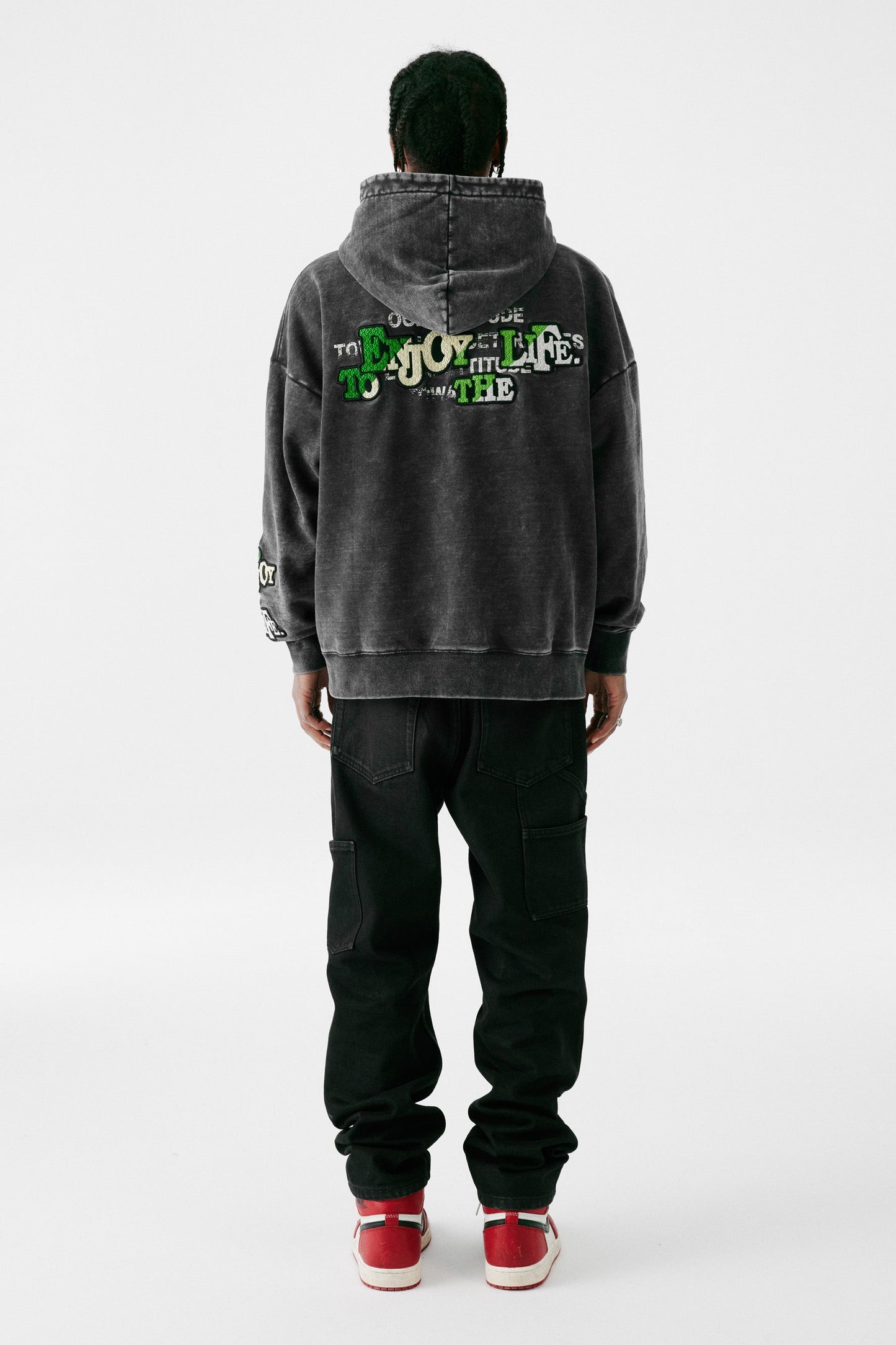 MEDM 자수 로고 후디