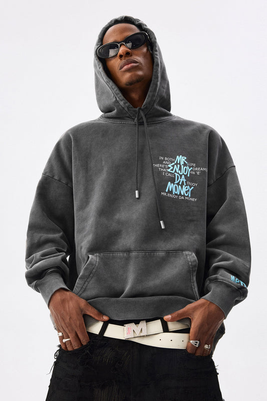 MEDM 폼 프린트 그래피티 후디