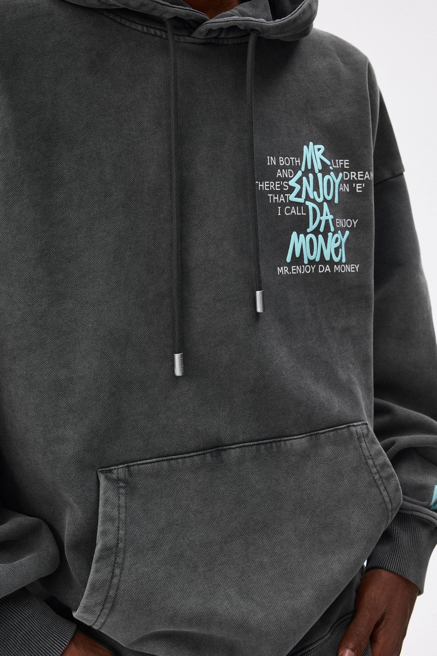 MEDM 폼 프린트 그래피티 후디