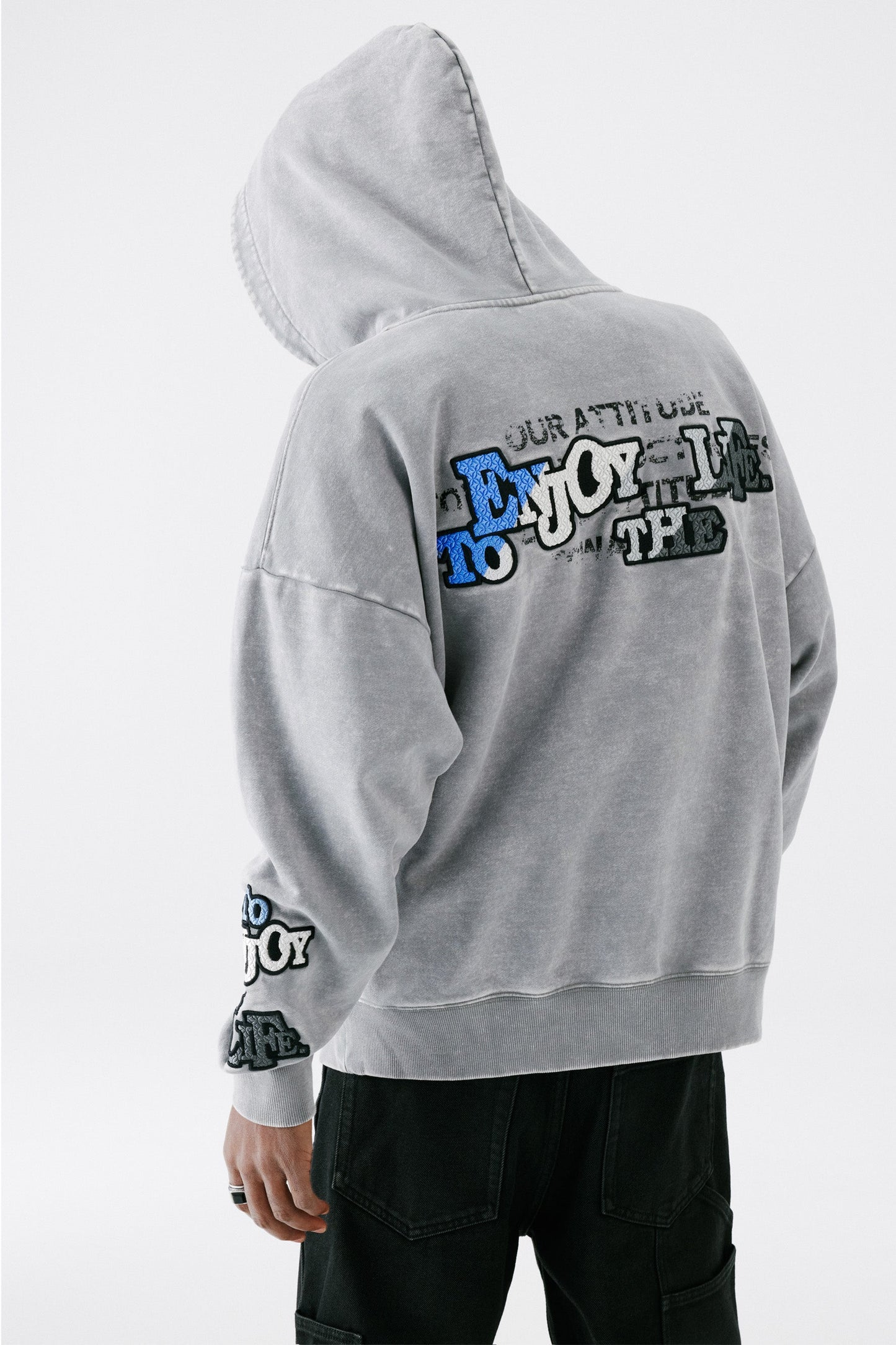 MEDM 자수 로고 후디