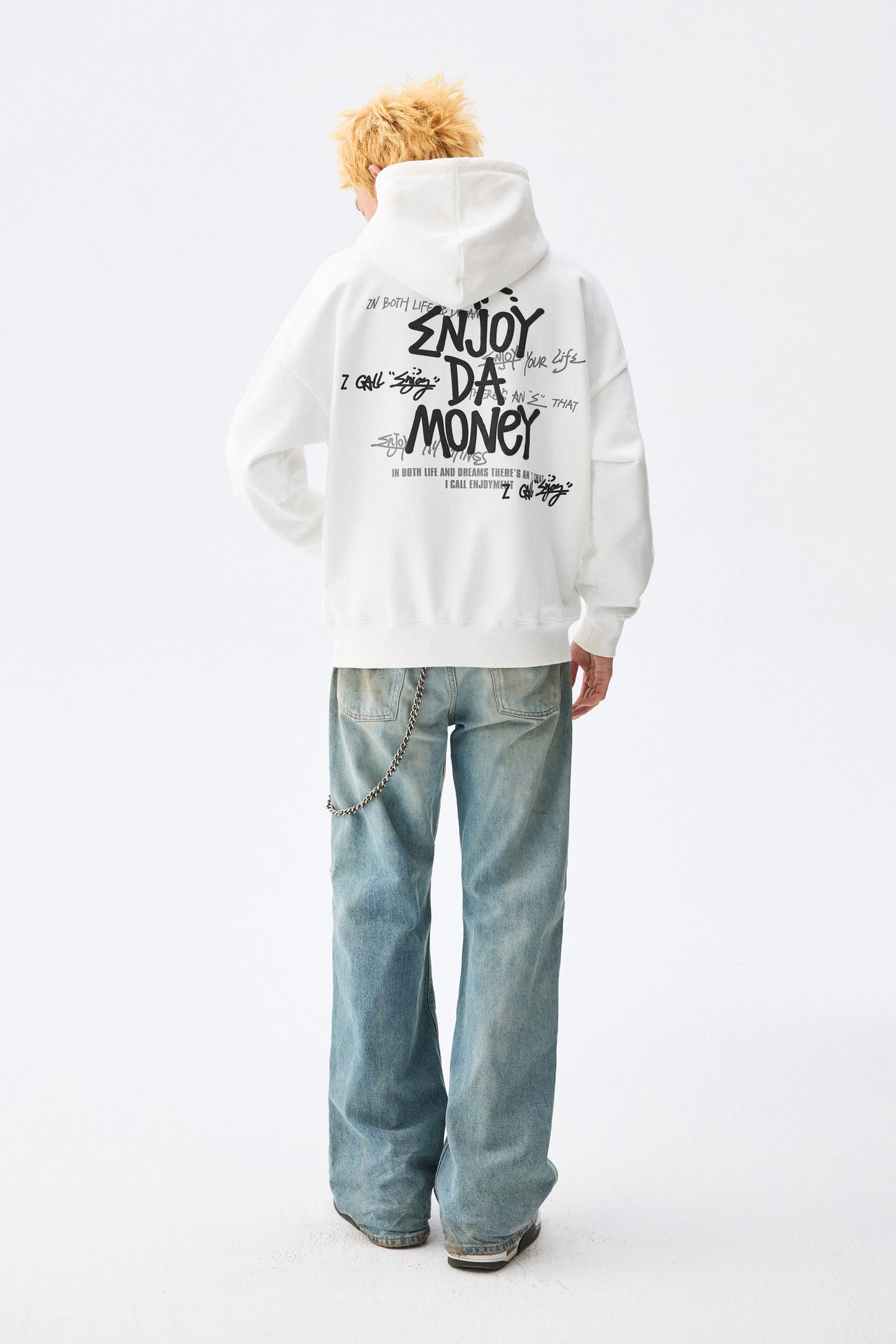 MEDM 폼 프린트 그래피티 후디