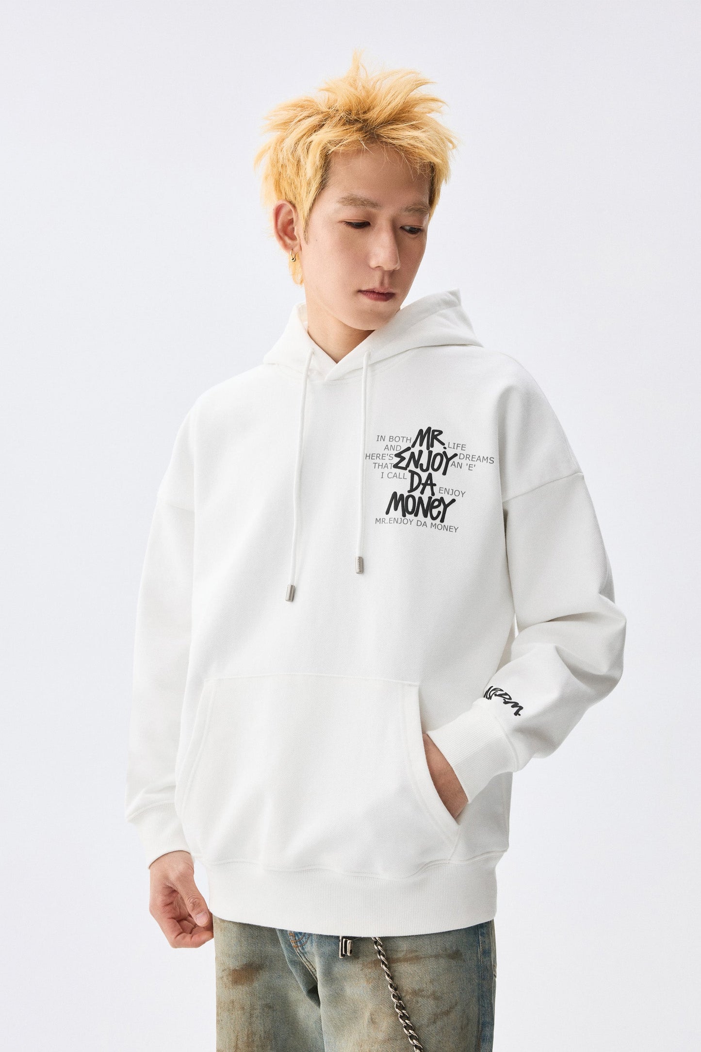 MEDM 폼 프린트 그래피티 후디