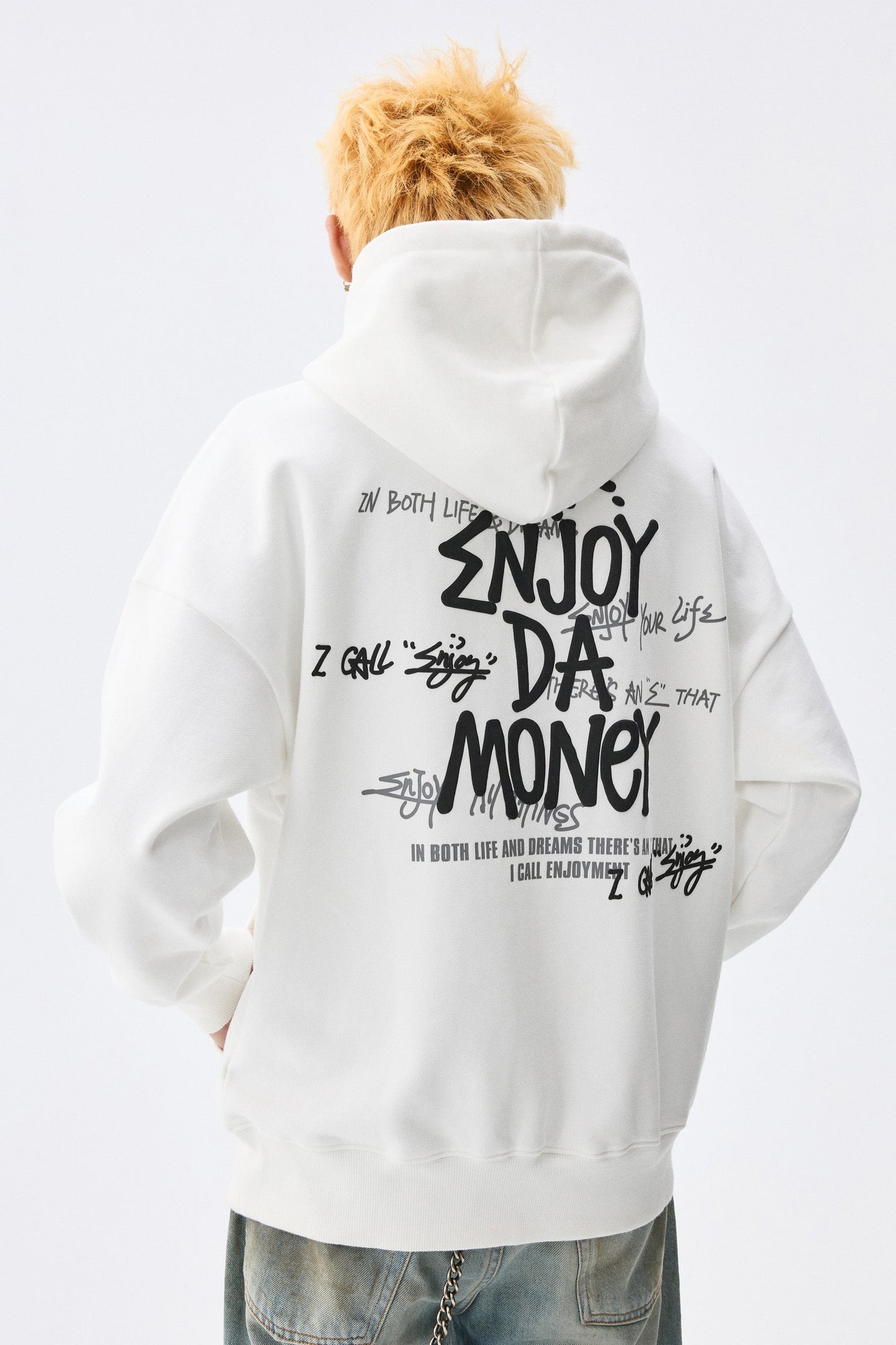 MEDM 폼 프린트 그래피티 후디