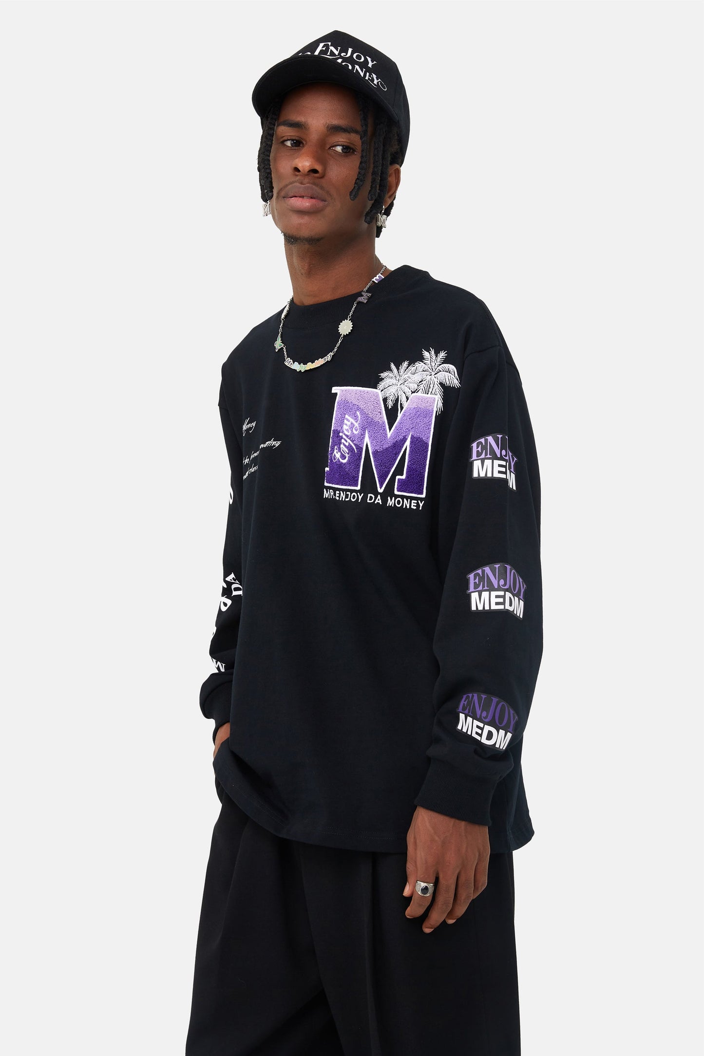 MEDM 긴팔 티셔츠 