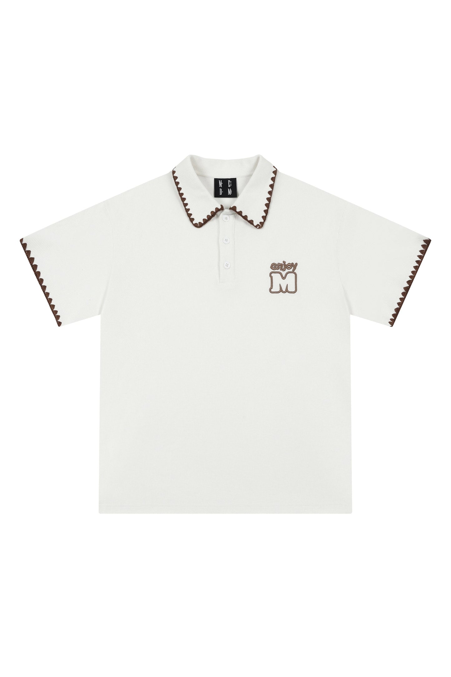 MEDM 와플 폴로 셔츠