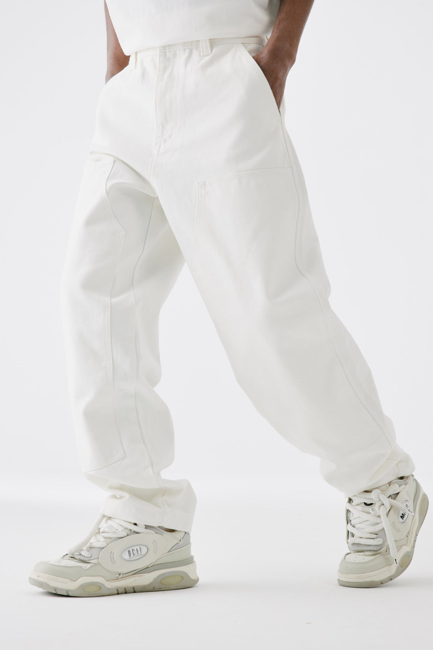 MEDM 루즈 스트레이트 레그 팬츠