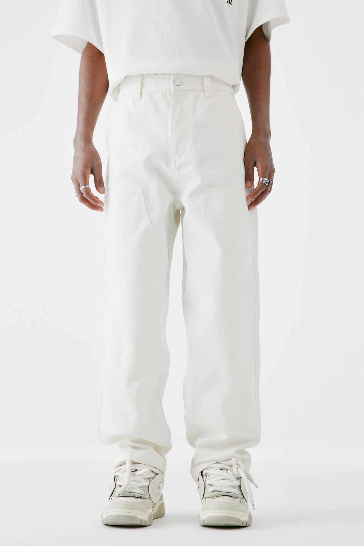 MEDM 루즈 스트레이트 레그 팬츠