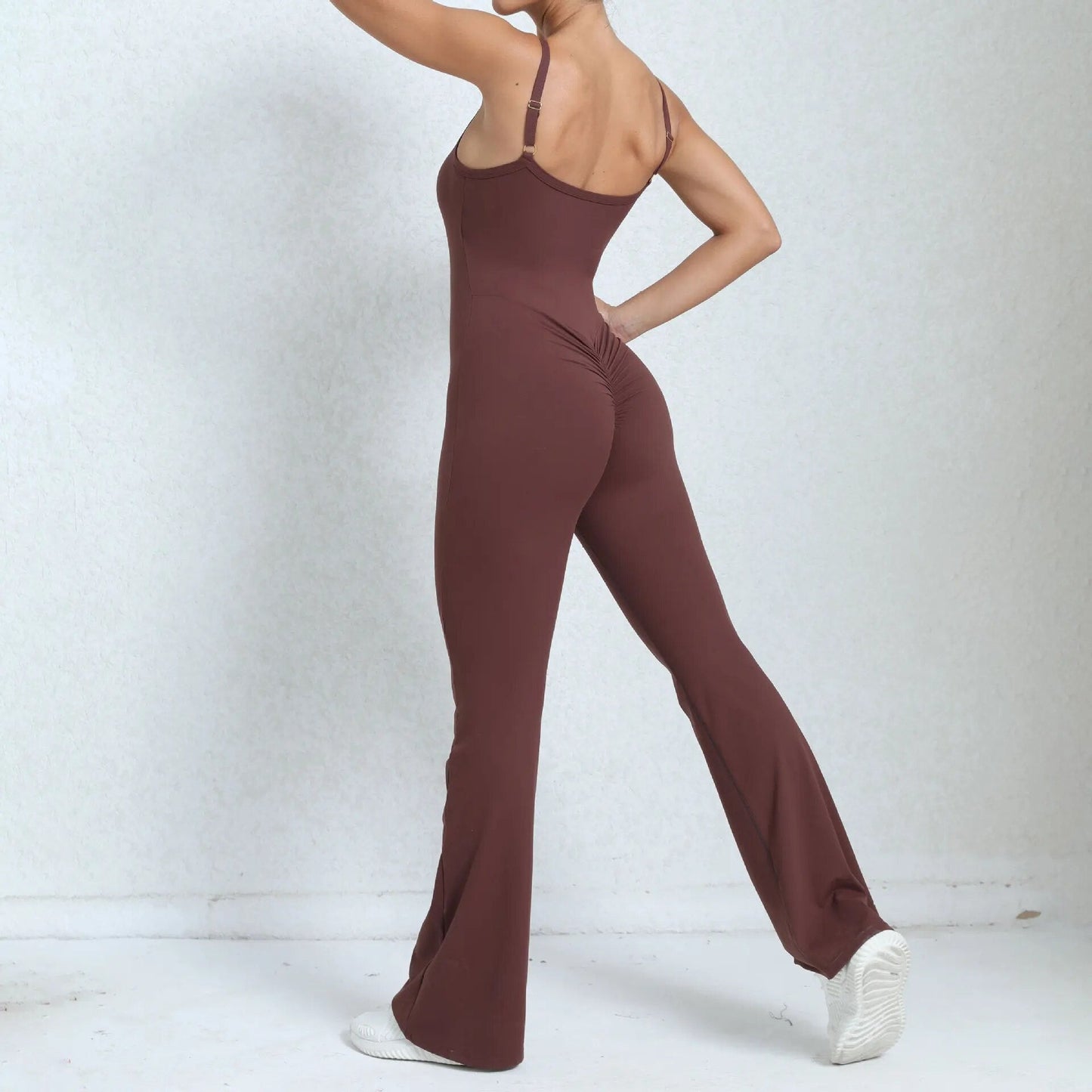 Essential Strappy Flared Jumpsuit