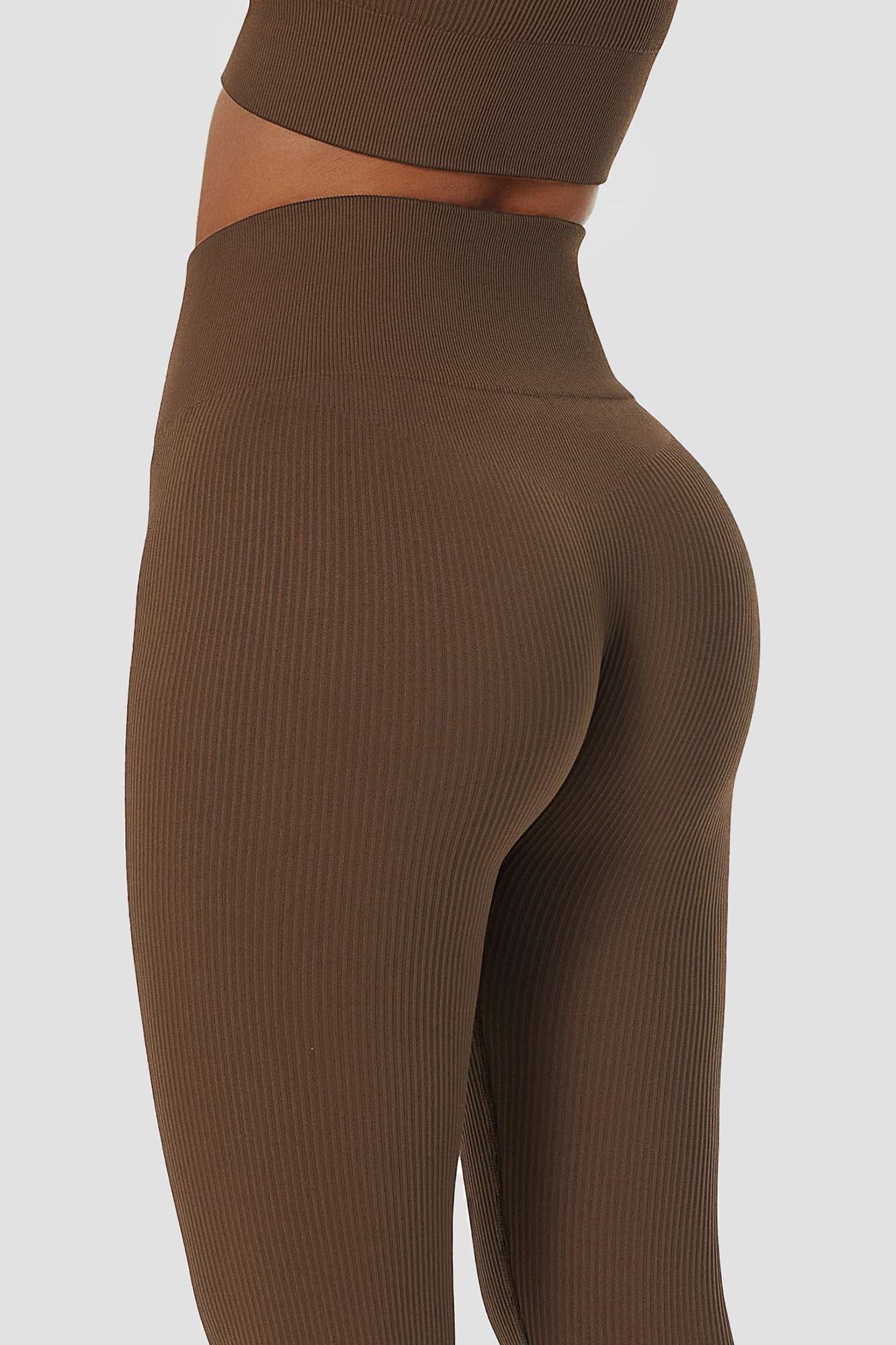 Ribbed Seamless Workout Leggings