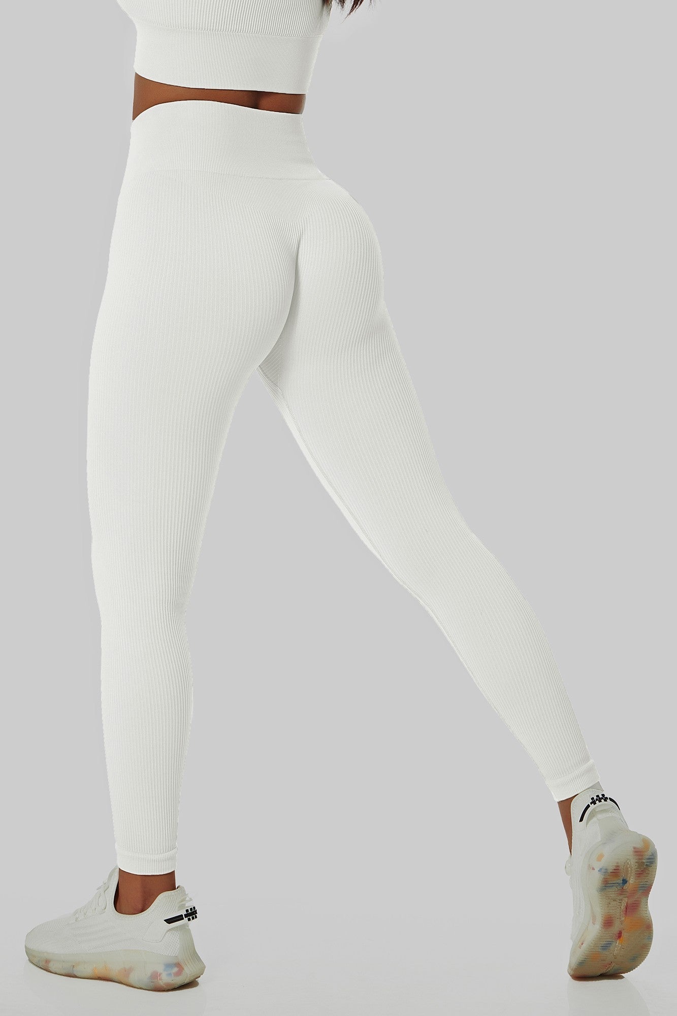 Ribbed Seamless Workout Leggings