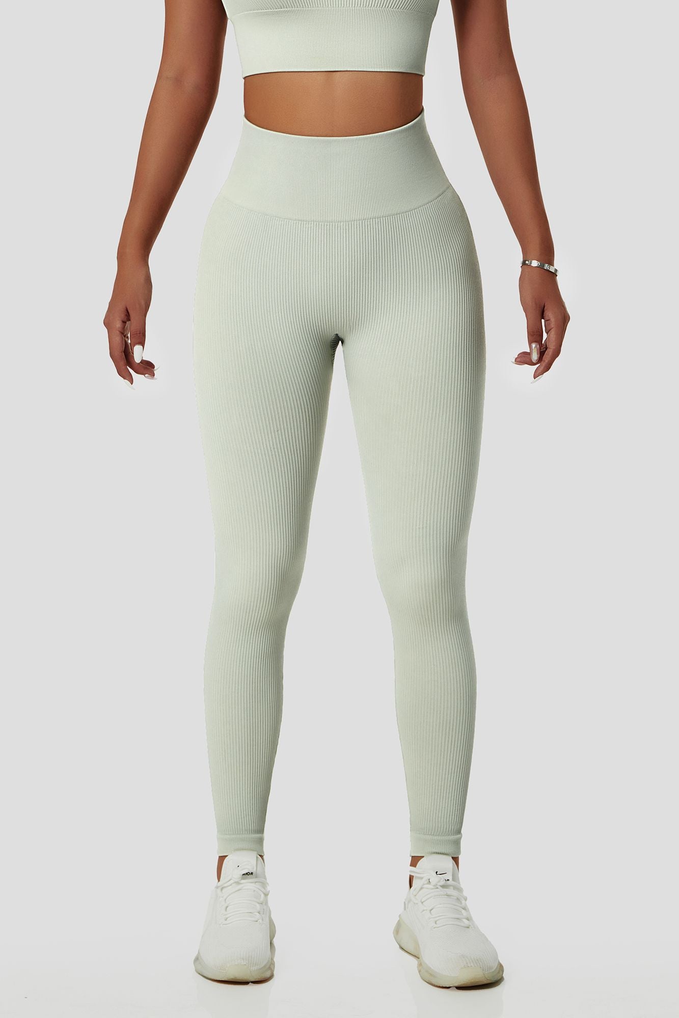 Ribbed Seamless Workout Leggings