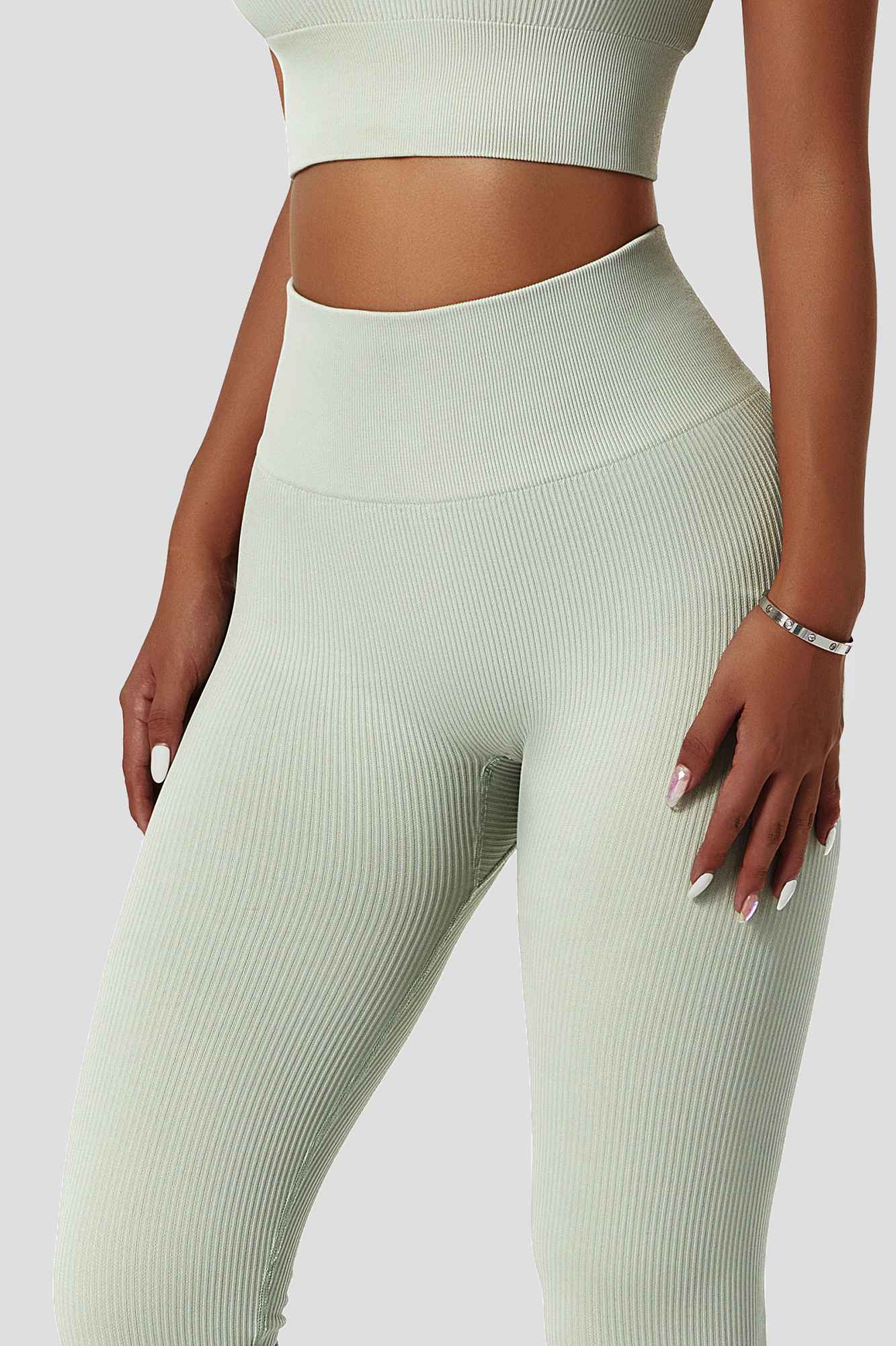 Ribbed Seamless Workout Leggings