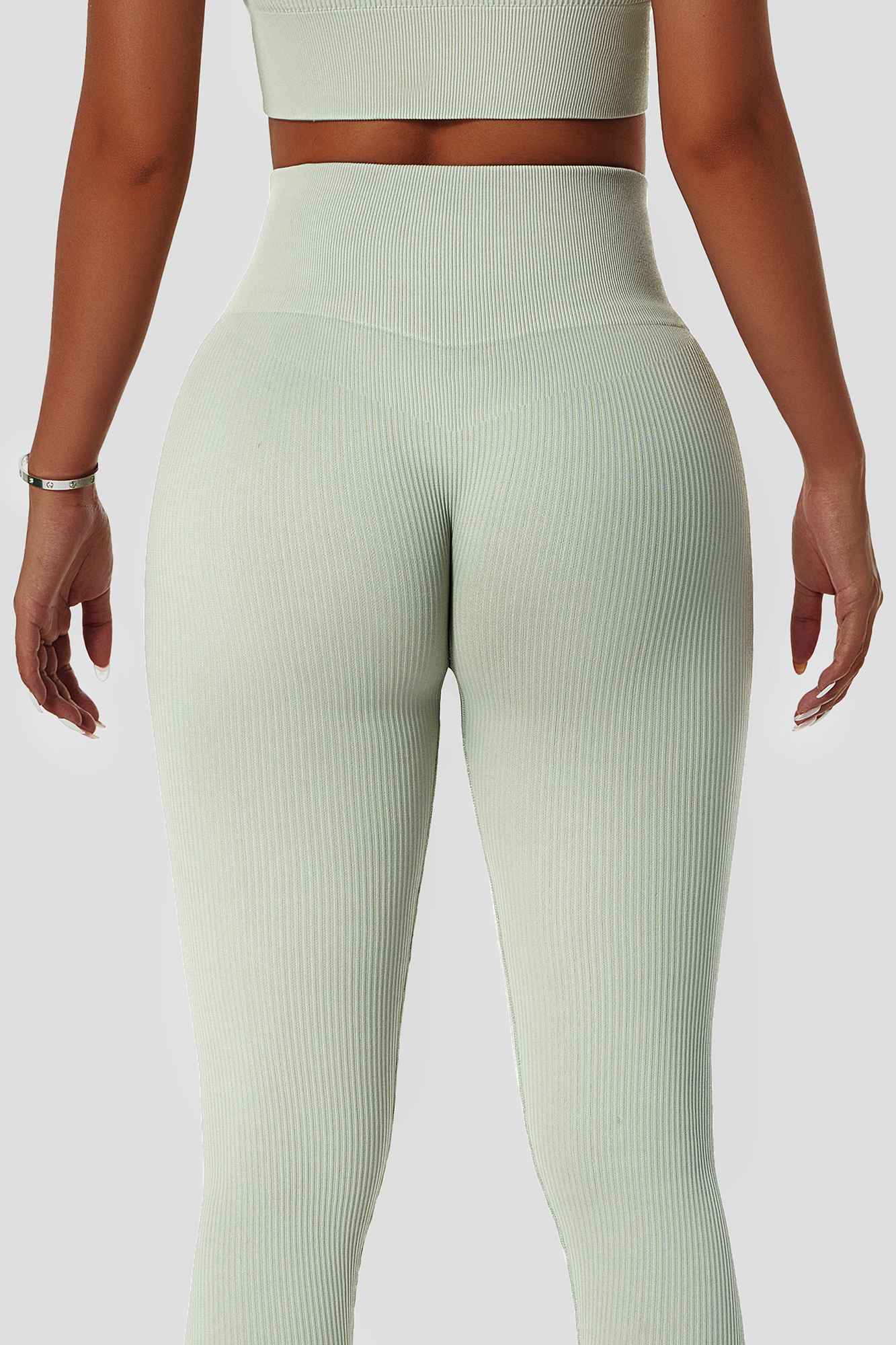 Ribbed Seamless Workout Leggings