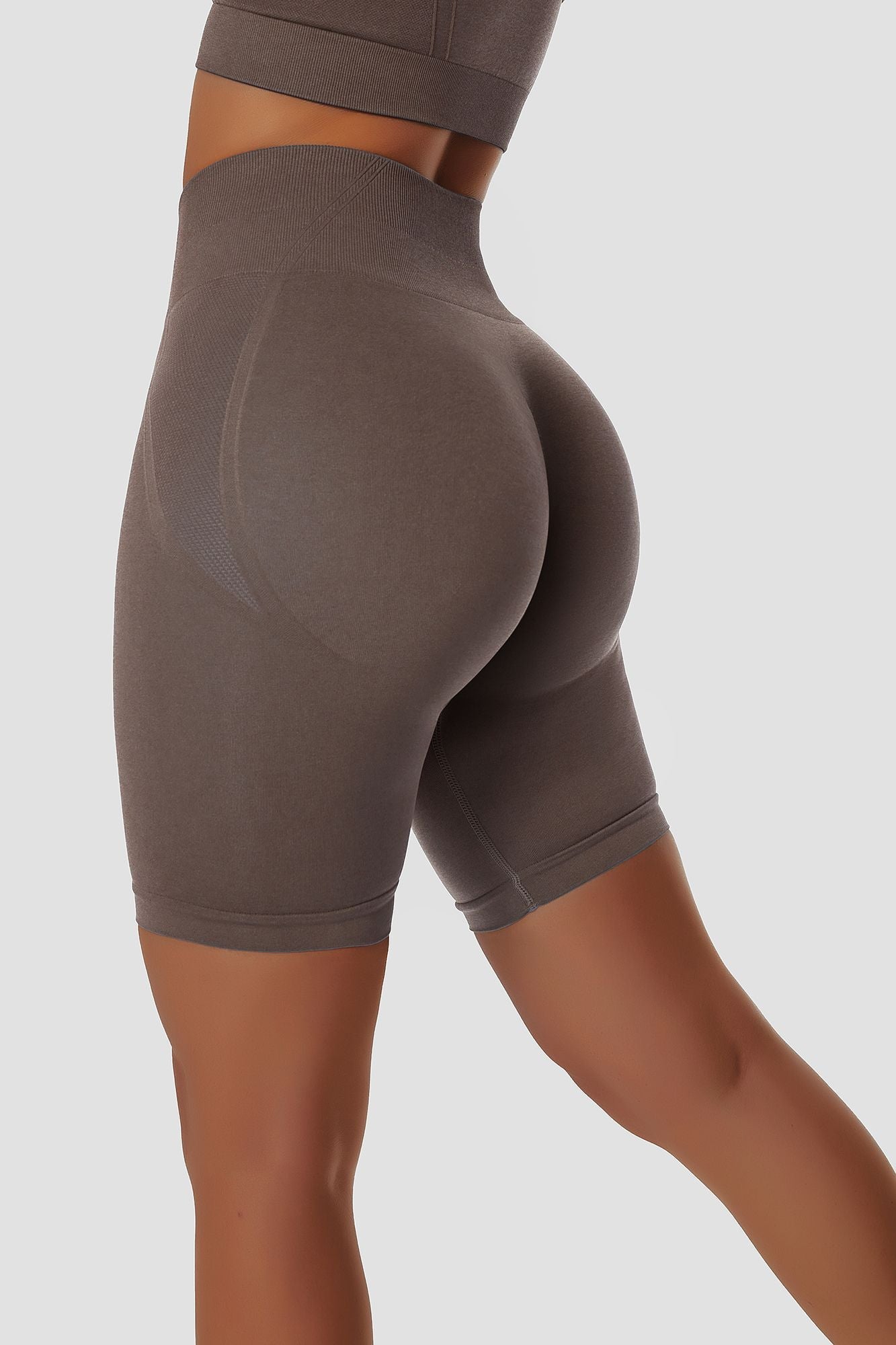 Seamless High Waist Scrunch Biker Shorts