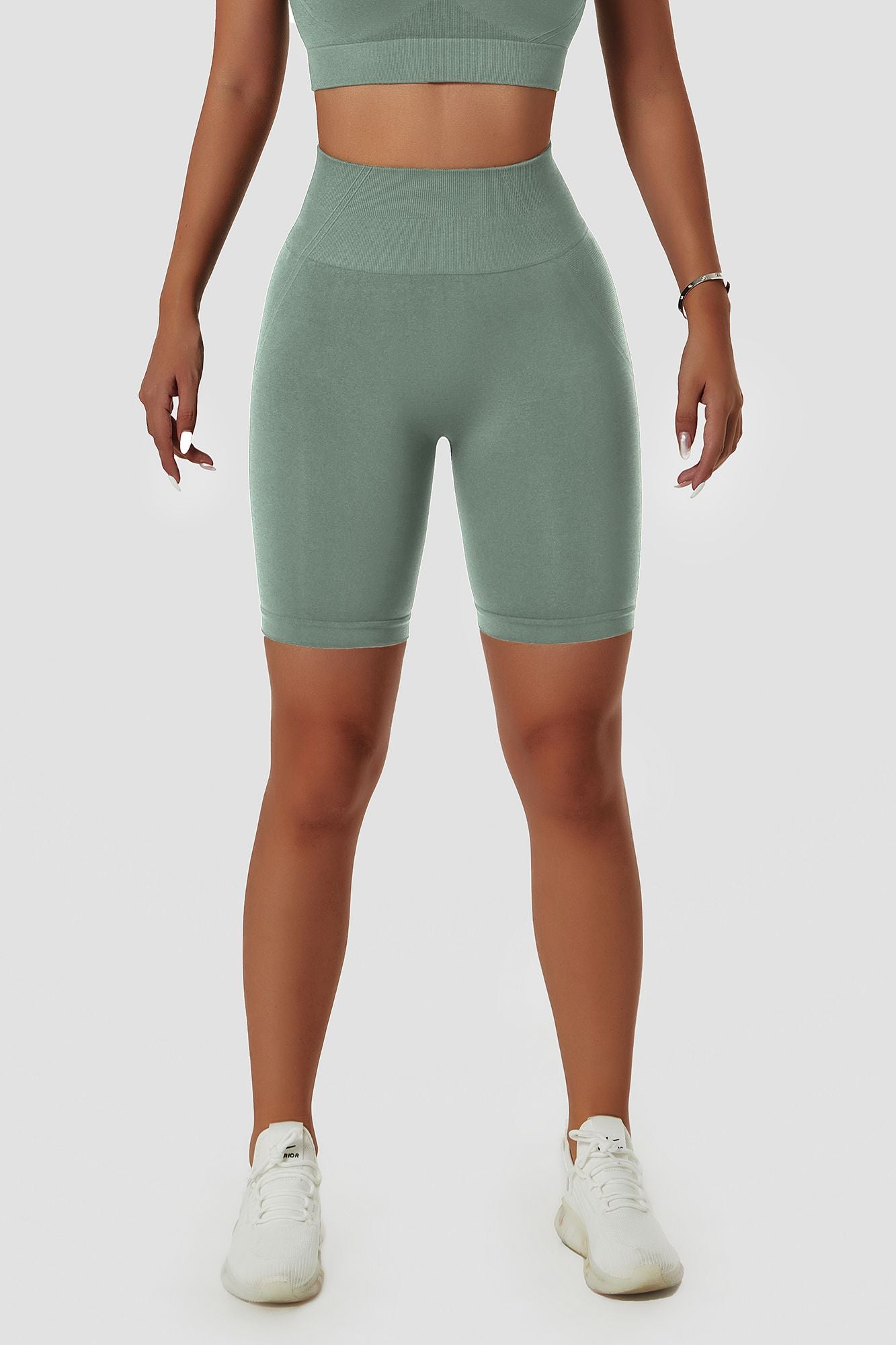 Seamless High Waist Scrunch Biker Shorts