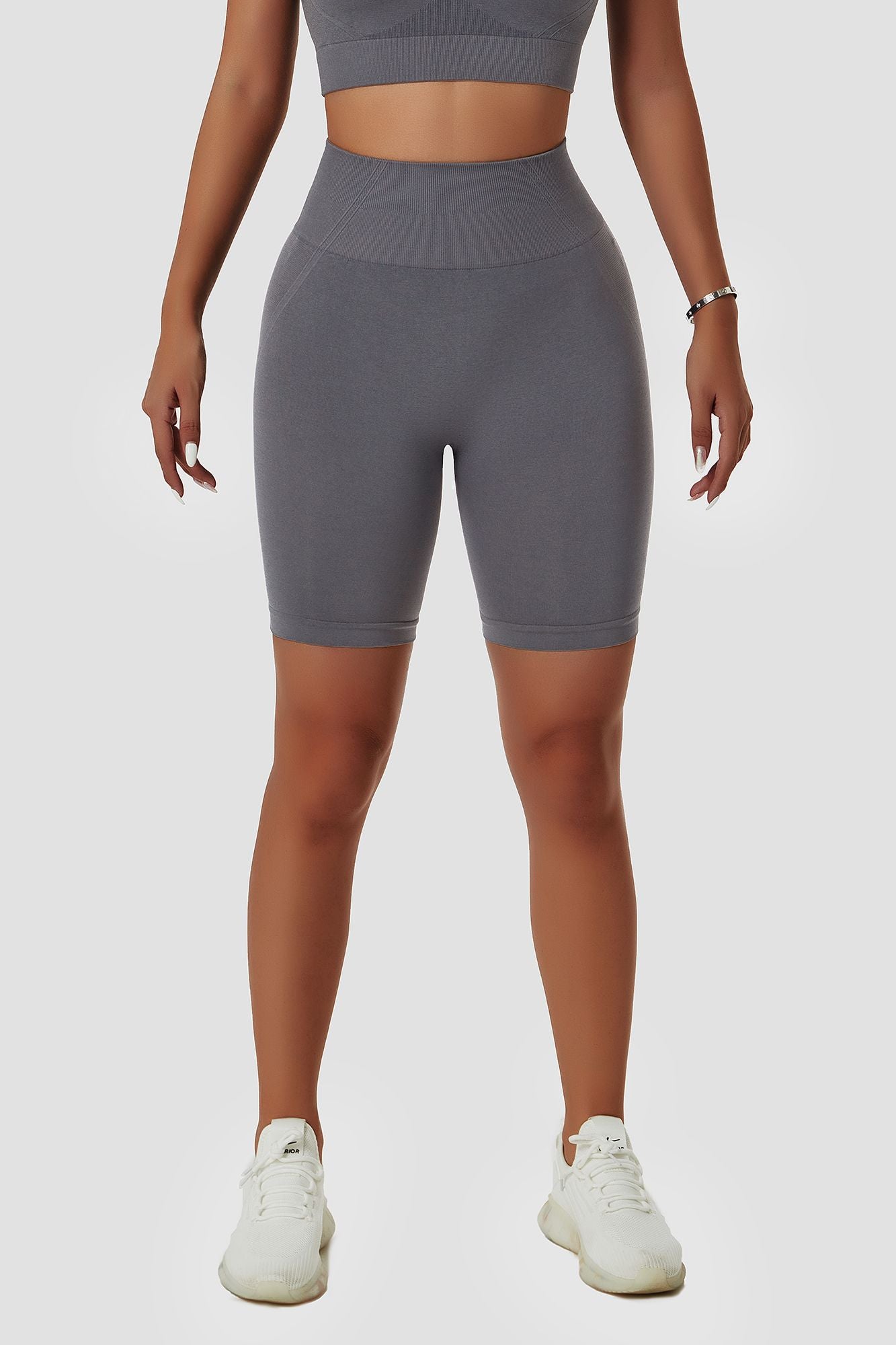 Seamless High Waist Scrunch Biker Shorts