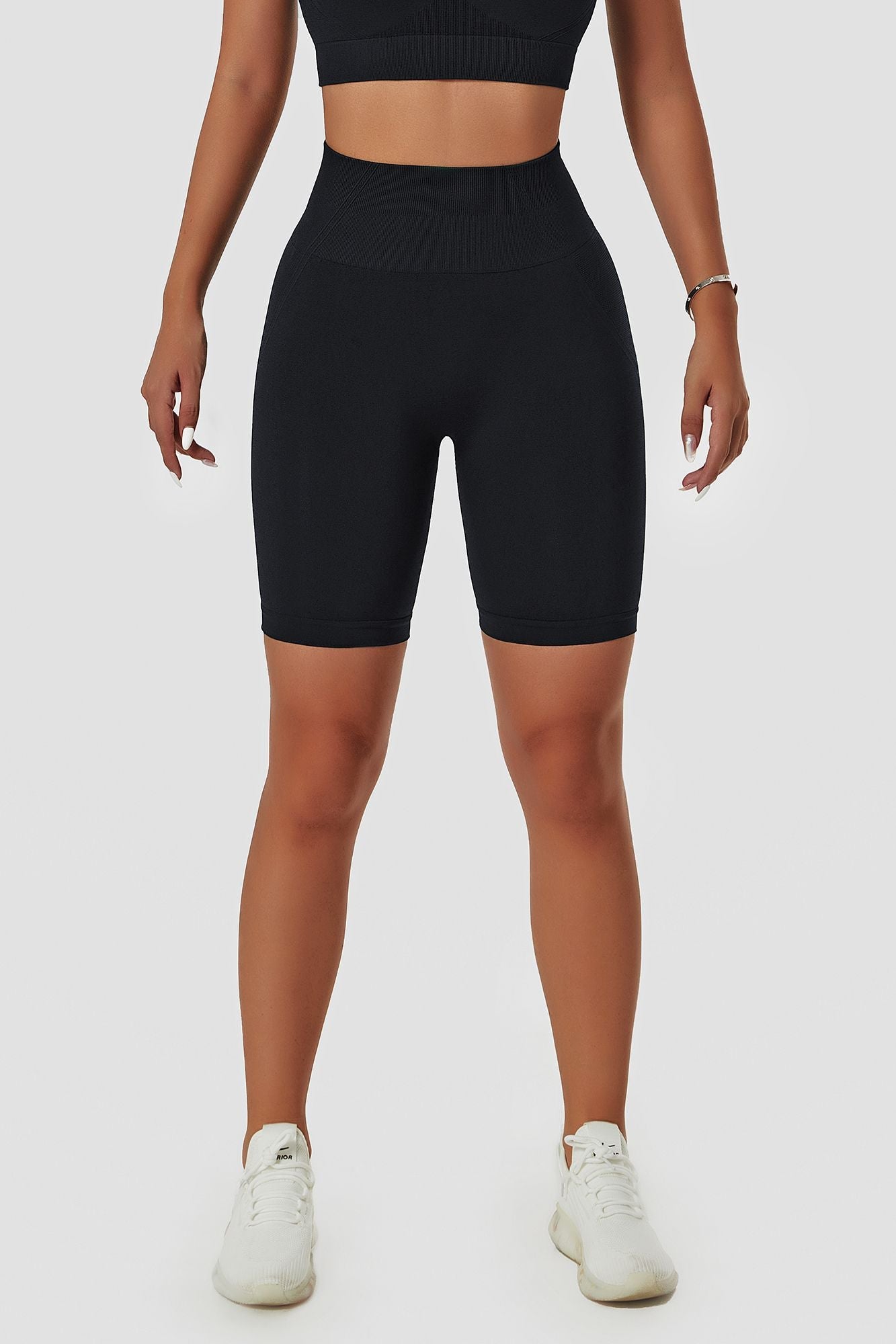 Seamless High Waist Scrunch Biker Shorts