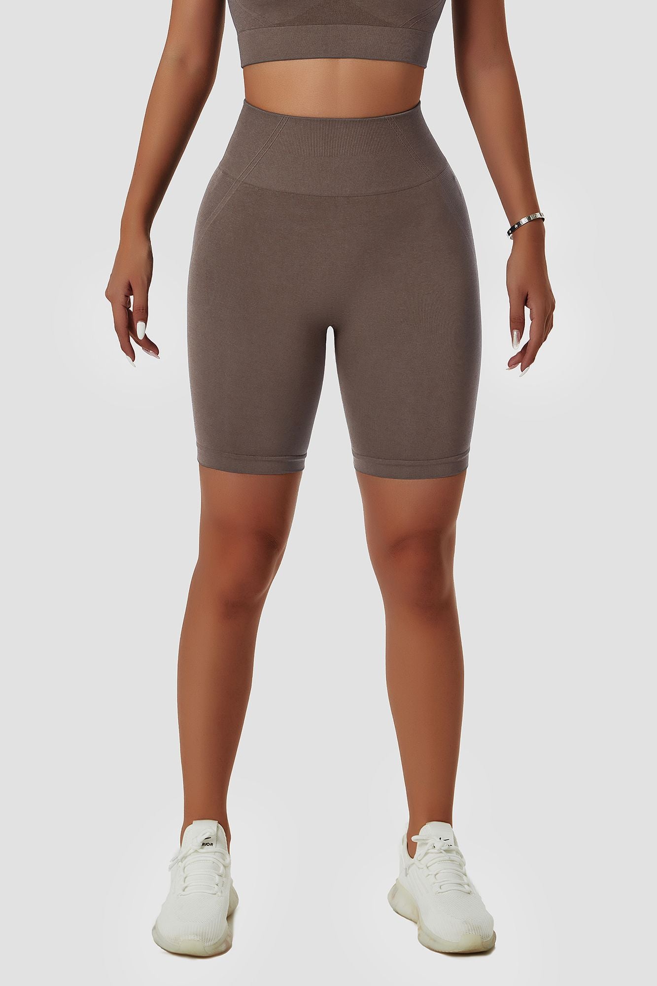 Seamless High Waist Scrunch Biker Shorts