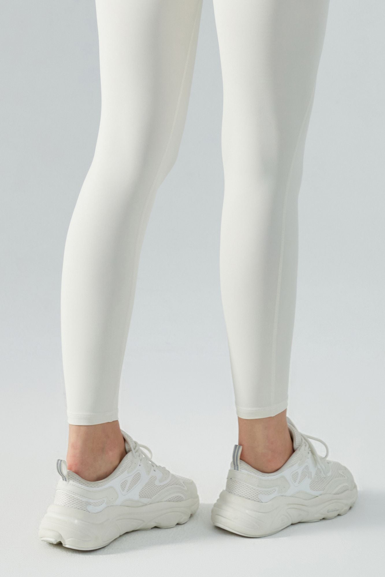 Side Ruched Asymmetrical Waistband Leggings