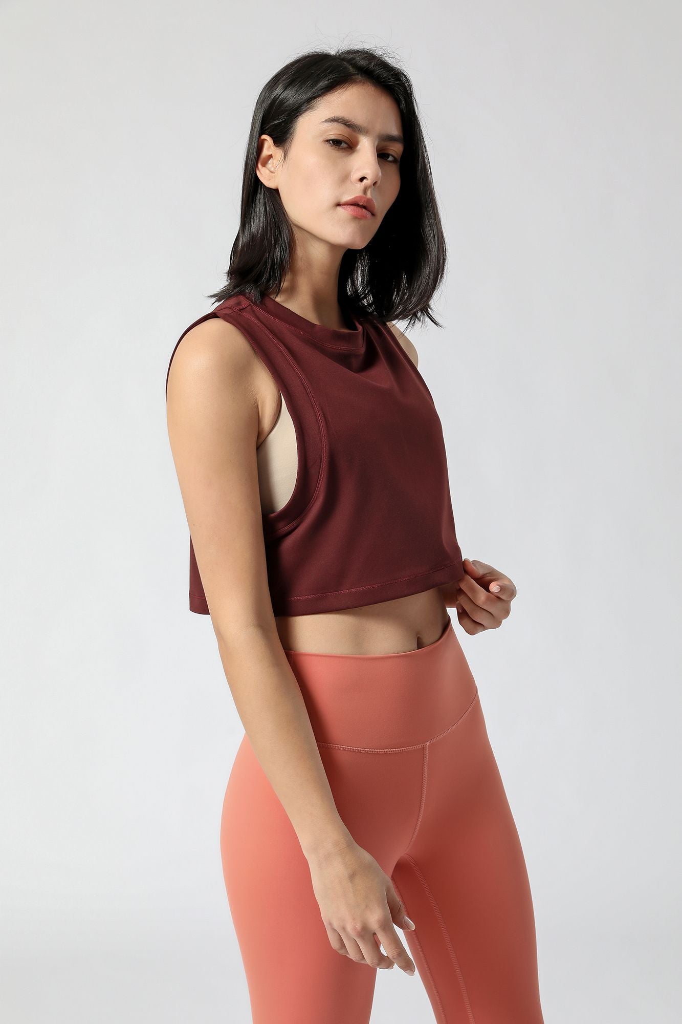 Sleeveless Cropped Tank Tops