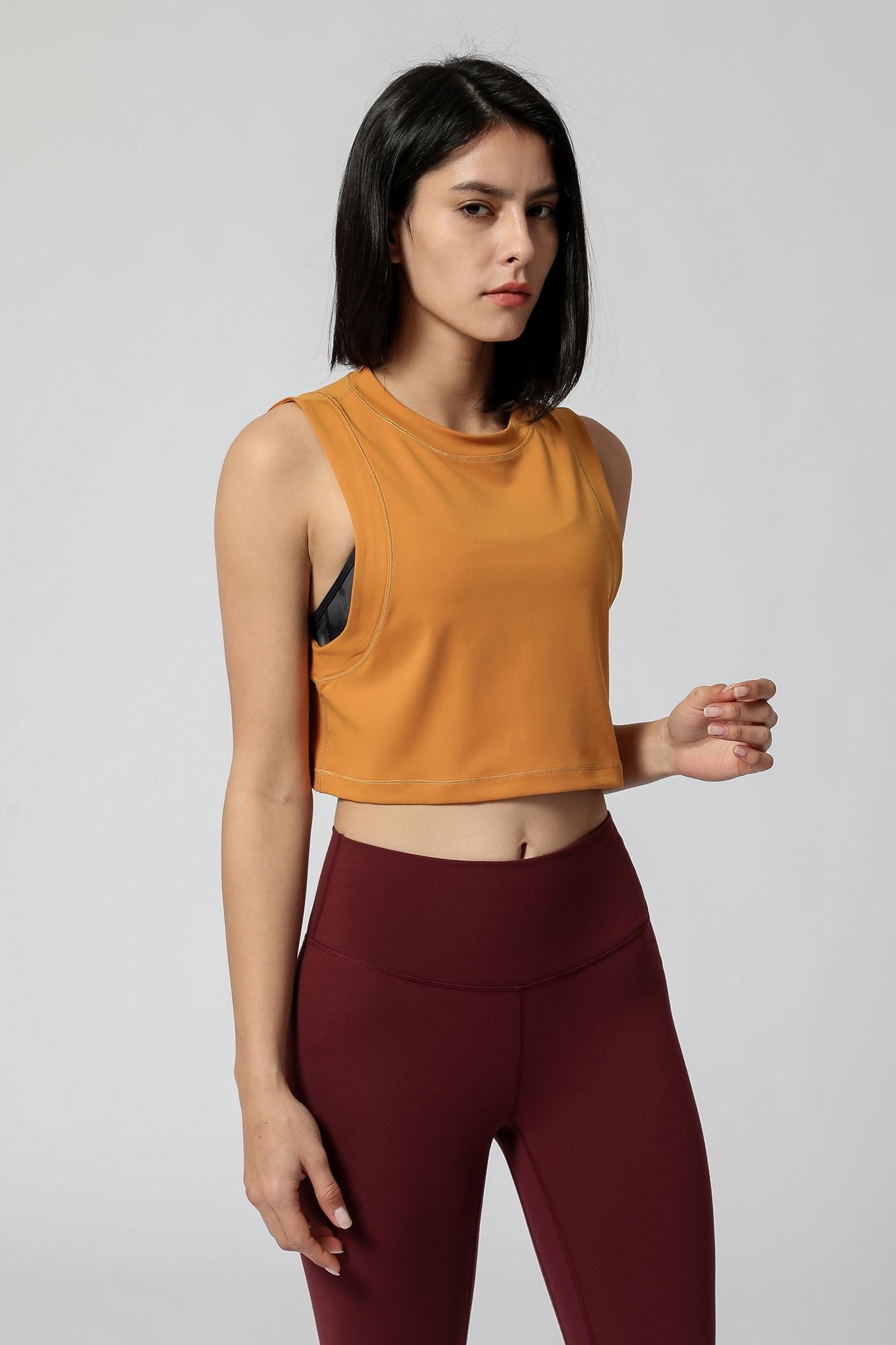 Sleeveless Cropped Tank Tops