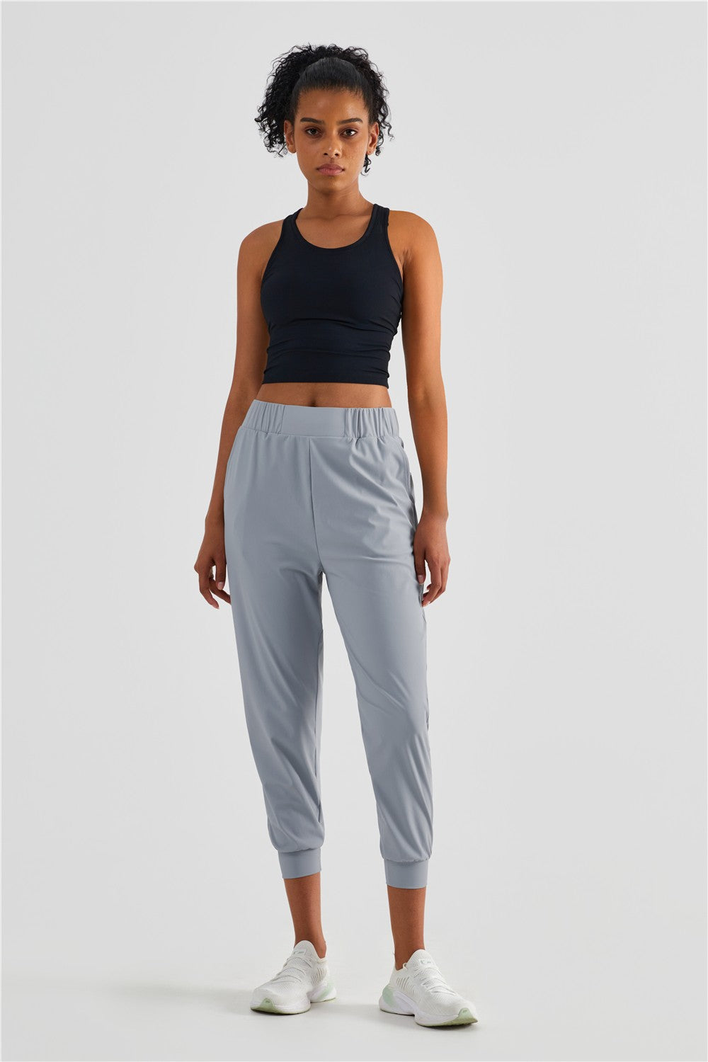 UPF 50+ Tapered Crop Pants with Pockets