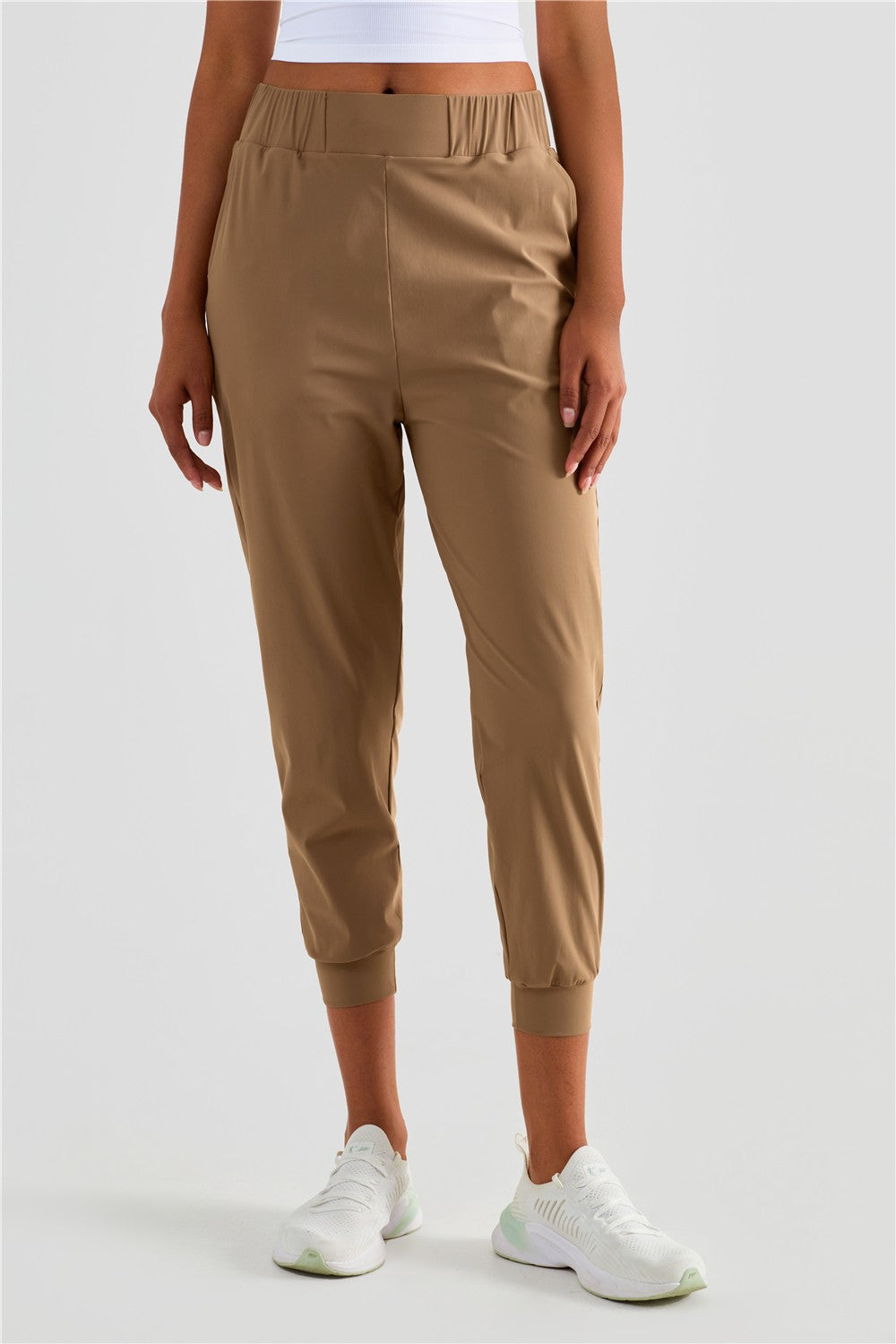 UPF 50+ Tapered Crop Pants with Pockets