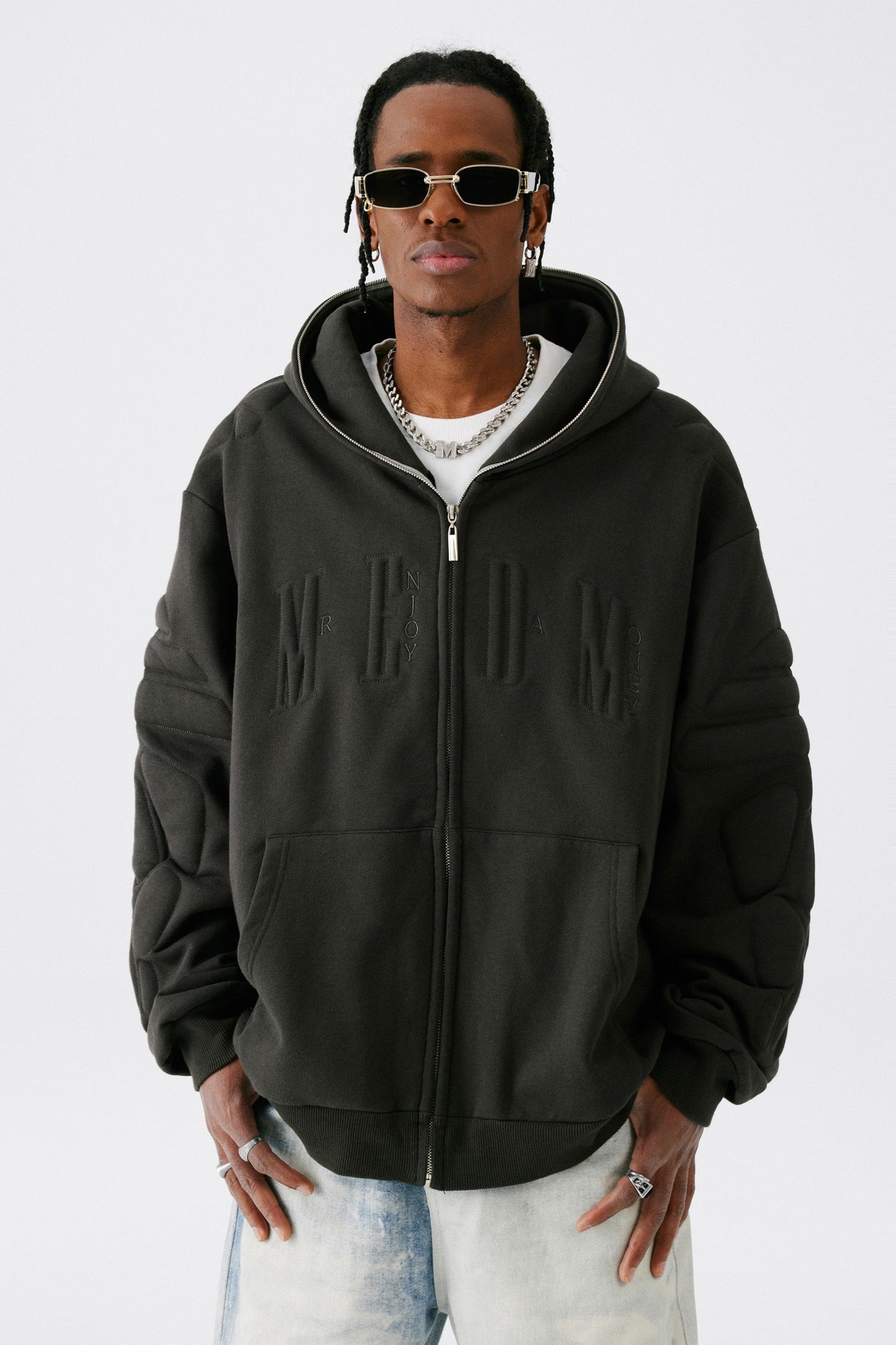 MEDM 3차원 집업 후디