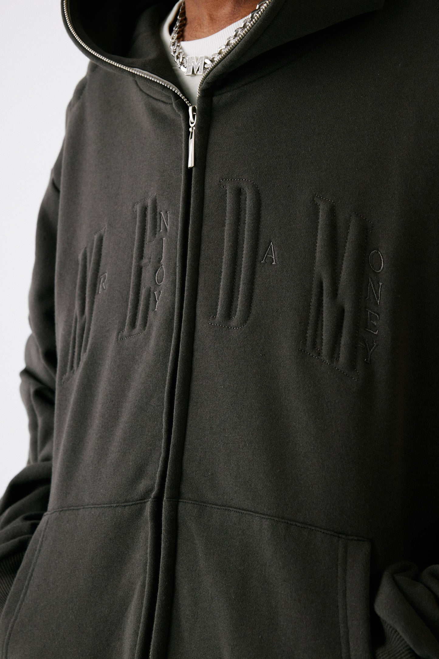 MEDM 3차원 집업 후디