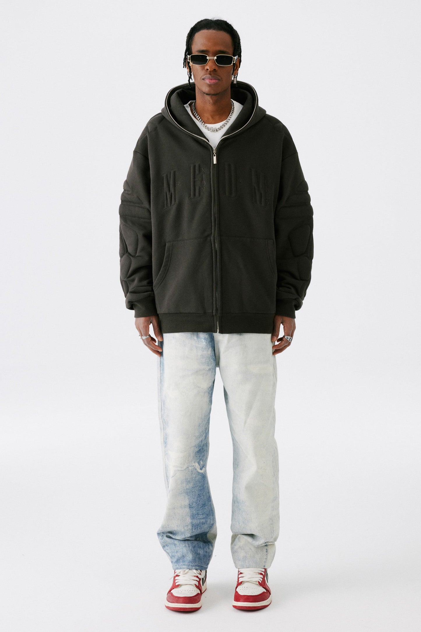 MEDM 3차원 집업 후디