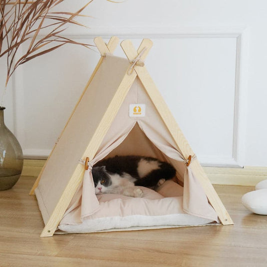 Tent Type Log Cabin Tent Cat Nest