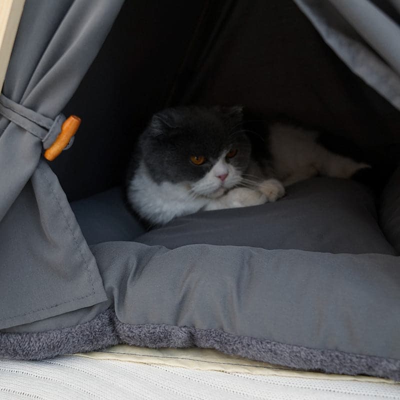 Tent Type Log Cabin Tent Cat Nest