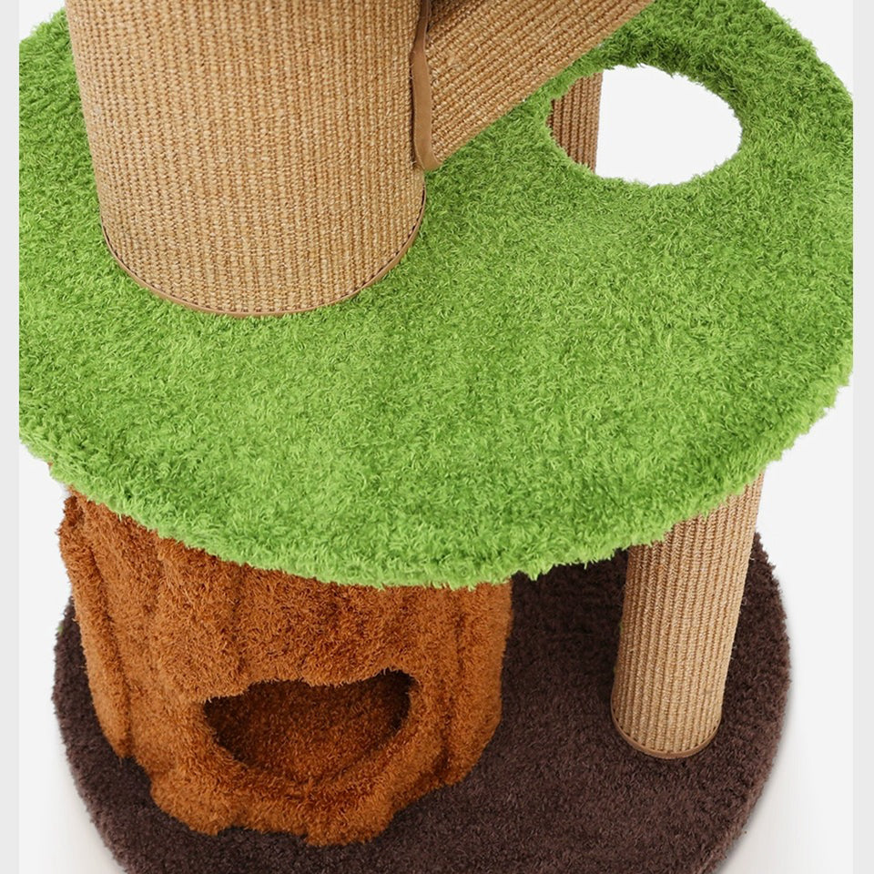 Tree Hole Cat Tree Cat Nest Integrated Multi-layered Cat Tower