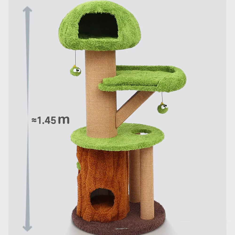 Tree Hole Cat Tree Cat Nest Integrated Multi-layered Cat Tower