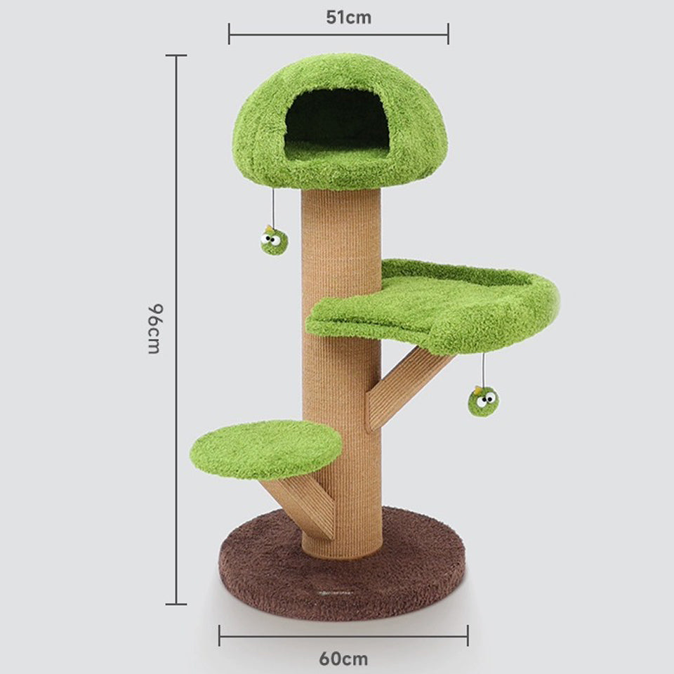 Tree Hole Cat Tree Cat Nest Integrated Multi-layered Cat Tower