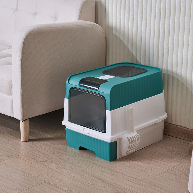 Ultraviolet Sterilization Fully Enclosed Drawer Cat Litter Box