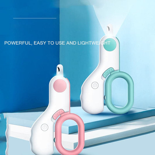 LED 조명 애완동물 손톱깎이 핑크/블루