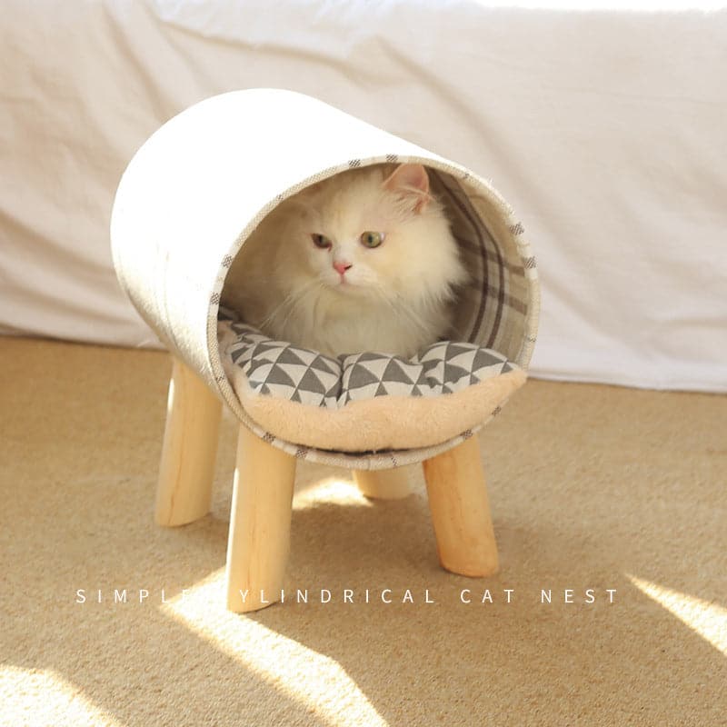 Tunnel Type Removable and Washable Cat Litter Summer Cat Bed